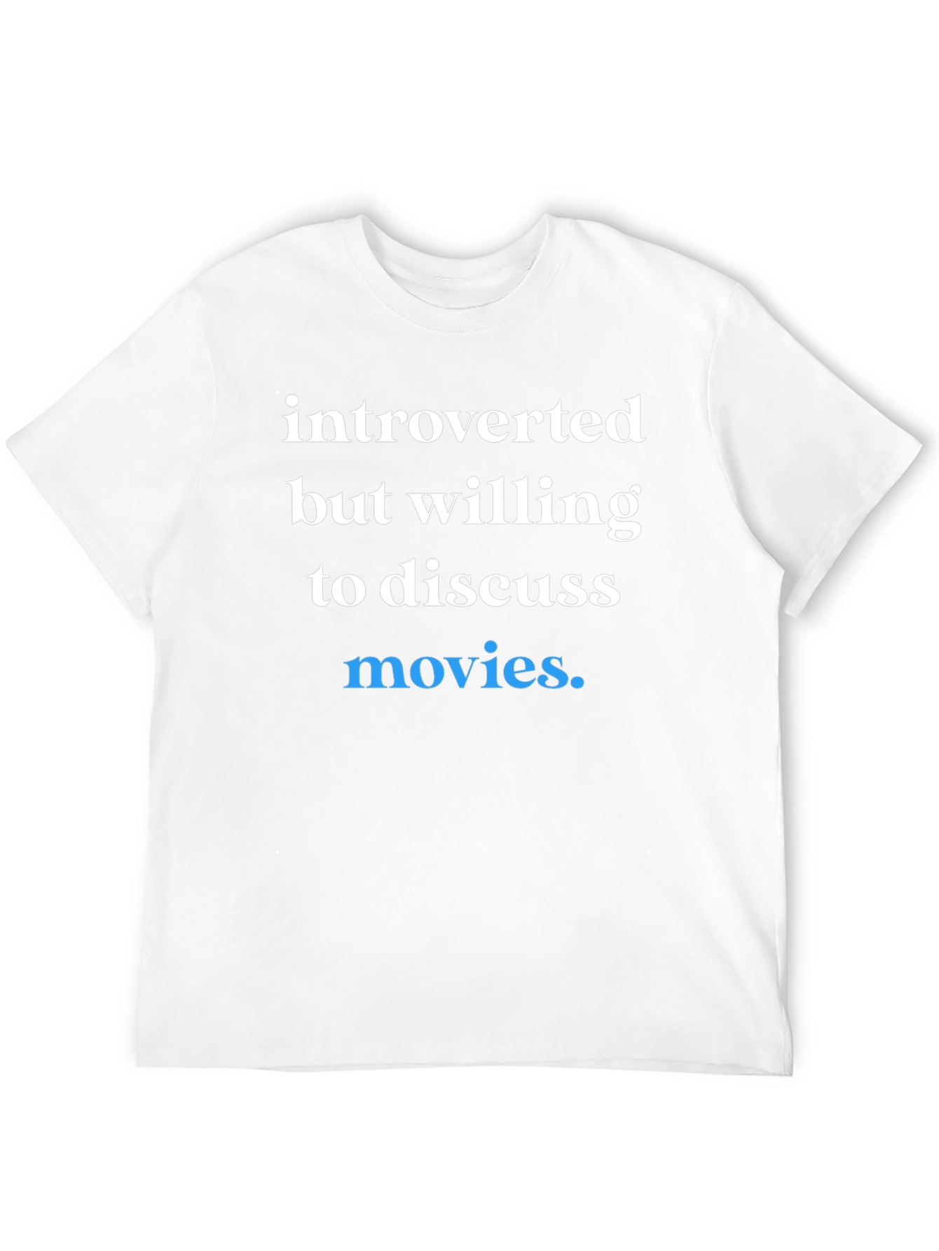 Black Introverted Movie Lover T-Shirt view 12