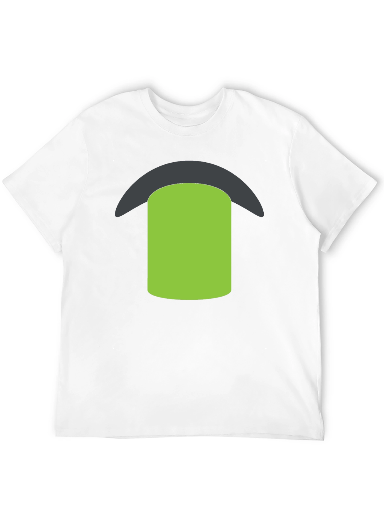 Black Black Tee with Green & Gray Graphic view 12