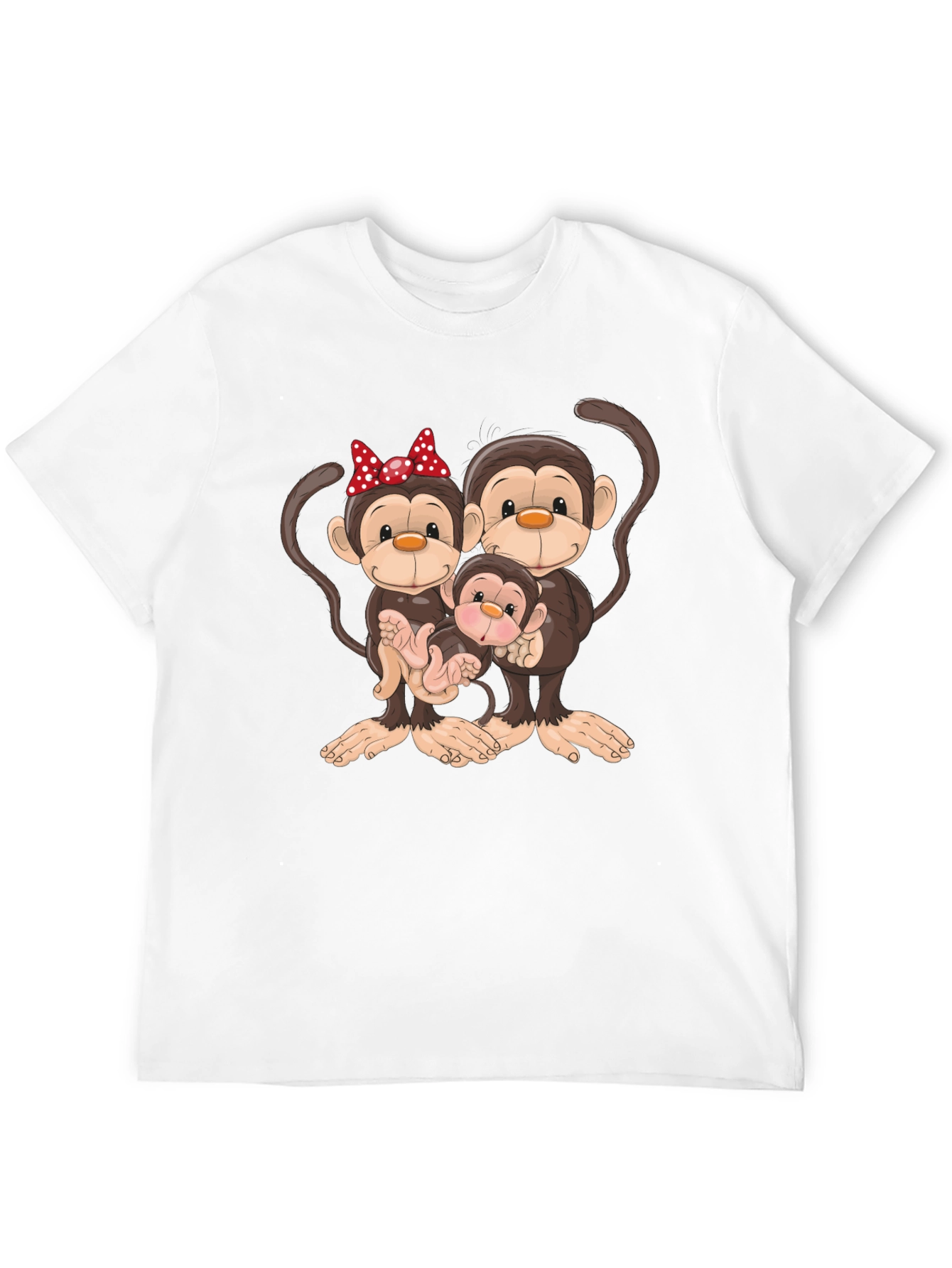Black Monkey Family Graphic Tee view 12