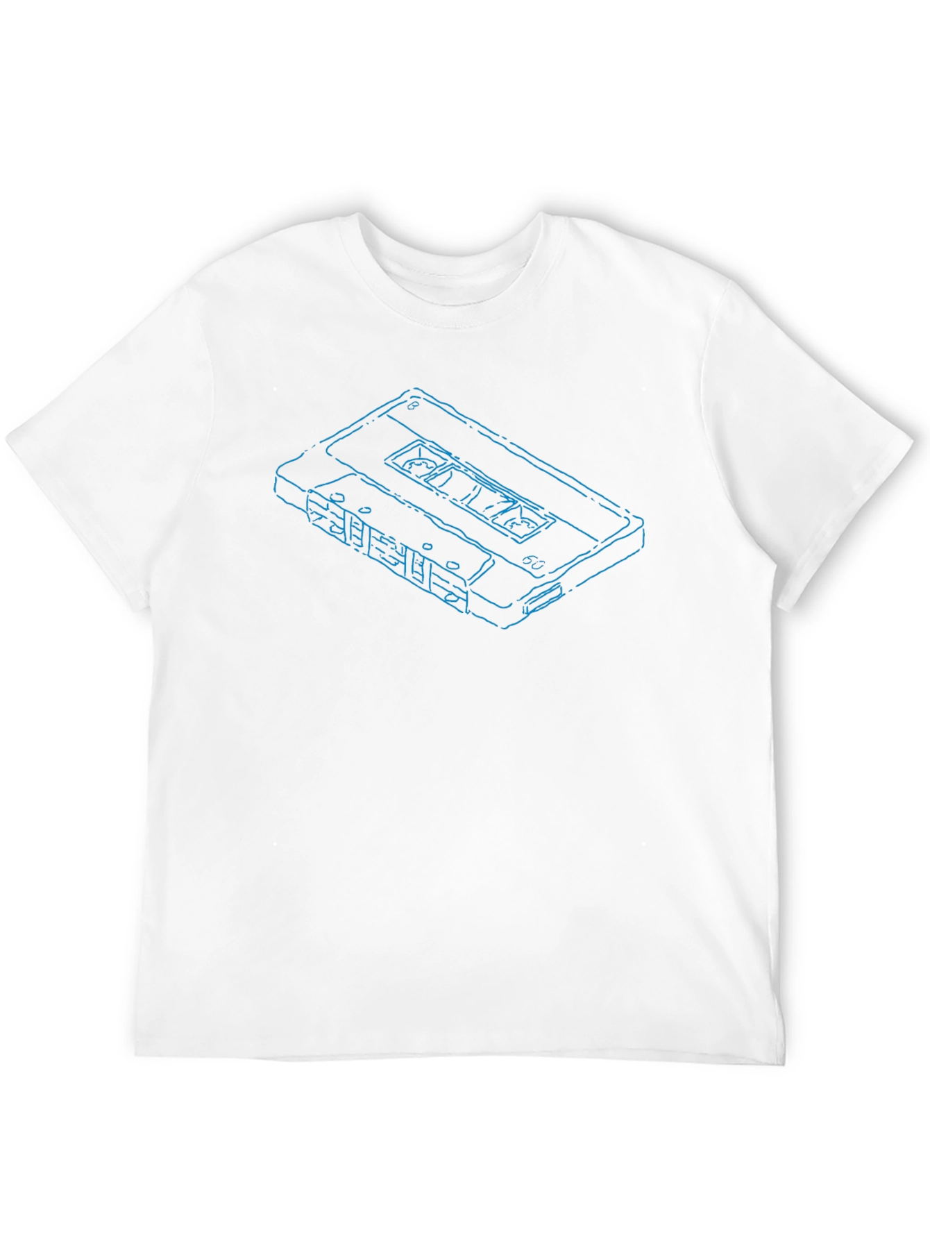 Black Retro Cassette Tape Graphic Tee - Black view 12