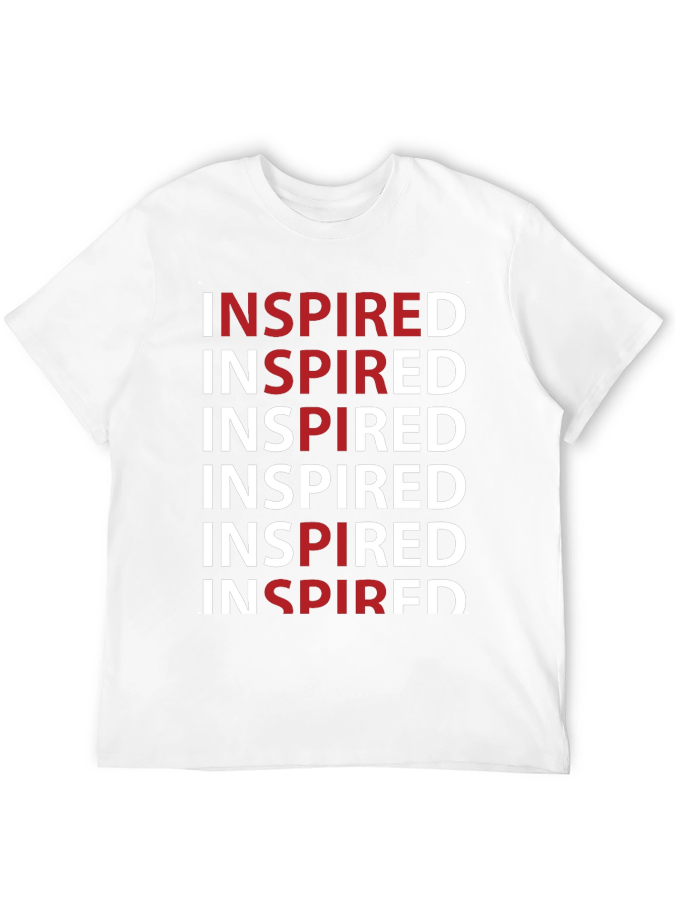 Black Inspired Graphic Print Crew Neck Tee - Black view 12