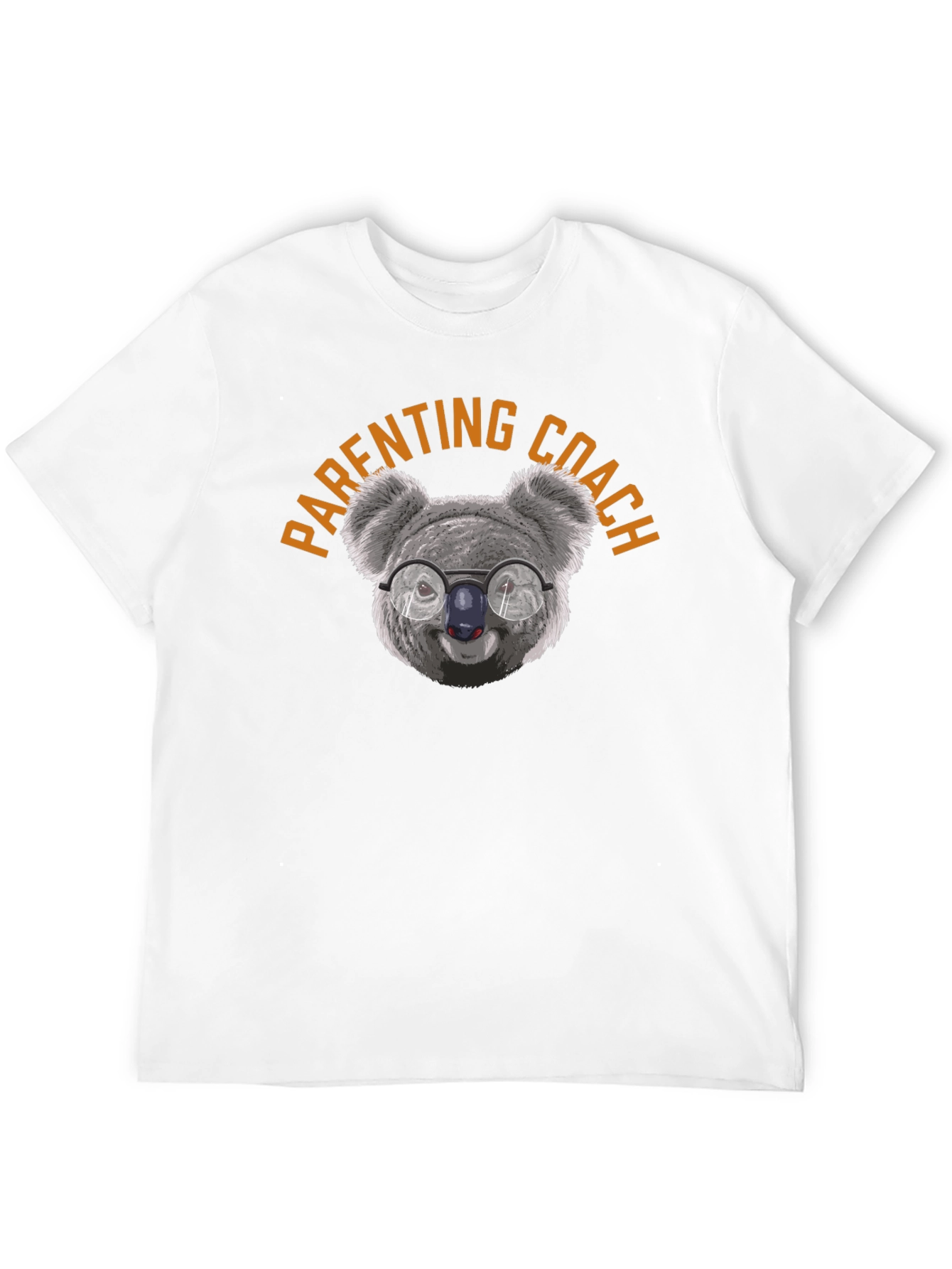 Black Parenting Coach Koala Bear Graphic T-Shirt view 12