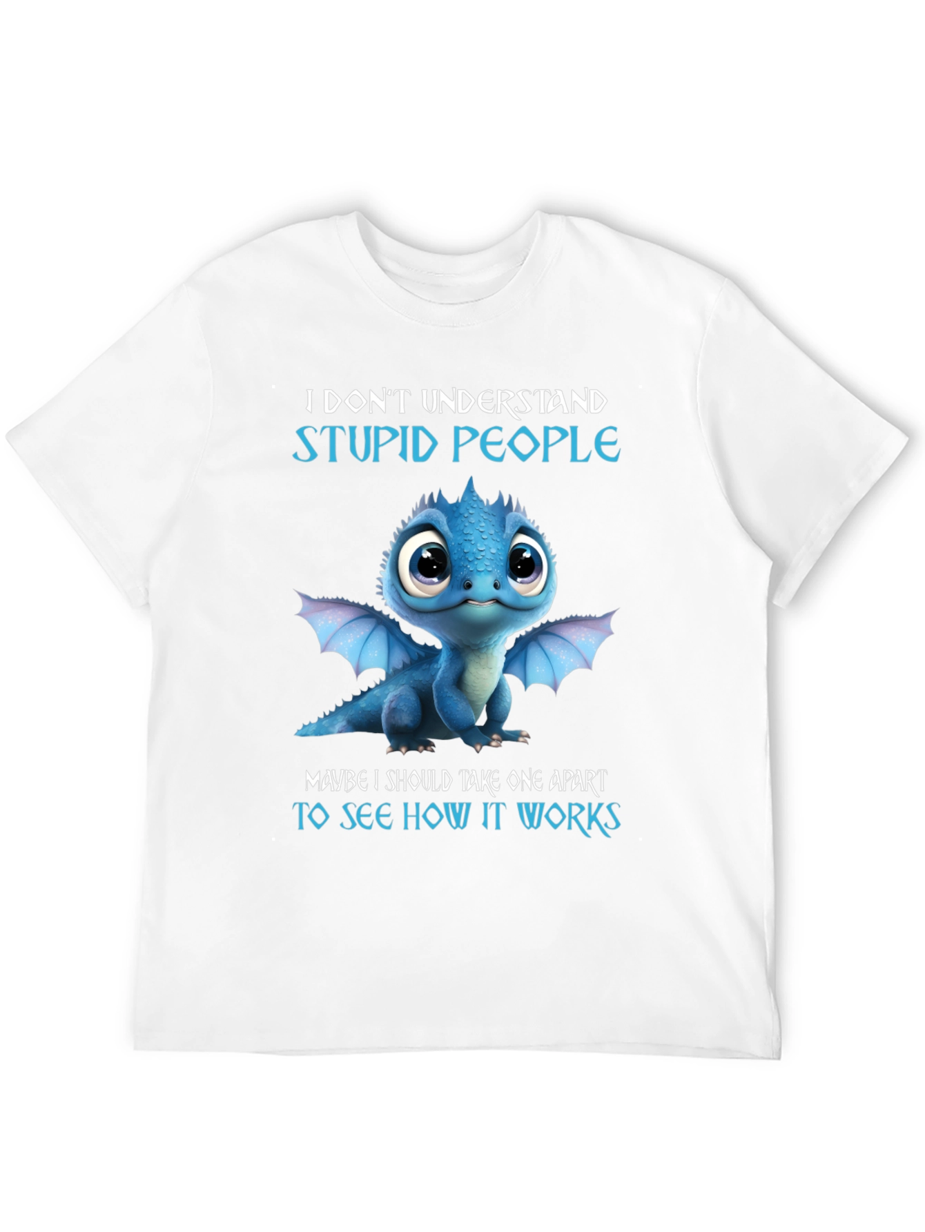 Black Dragon Lover's "Stupid People" Graphic Tee view 12