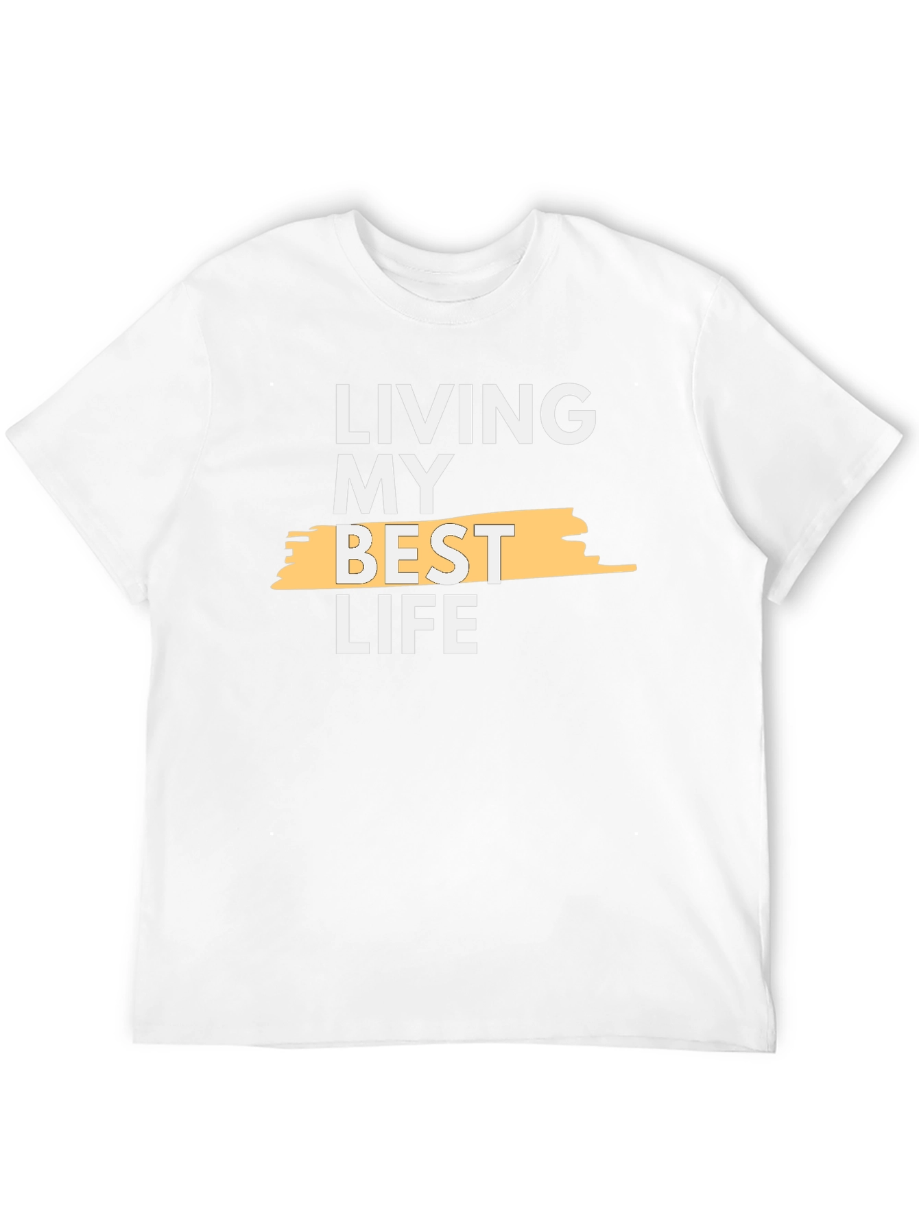 Black Living My Best Life Graphic T-Shirt view 12