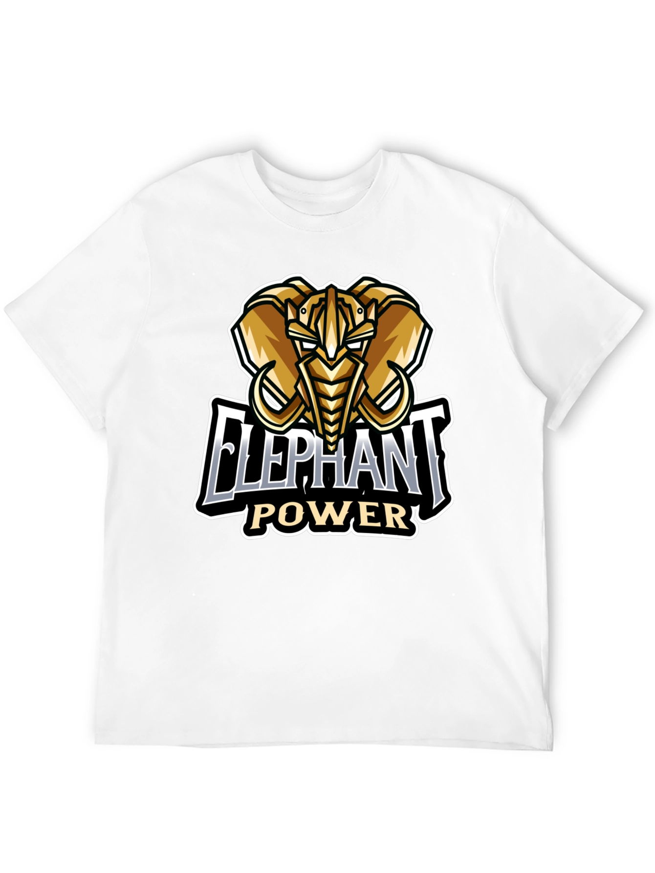 Black Elephant Power Graphic T-Shirt view 12