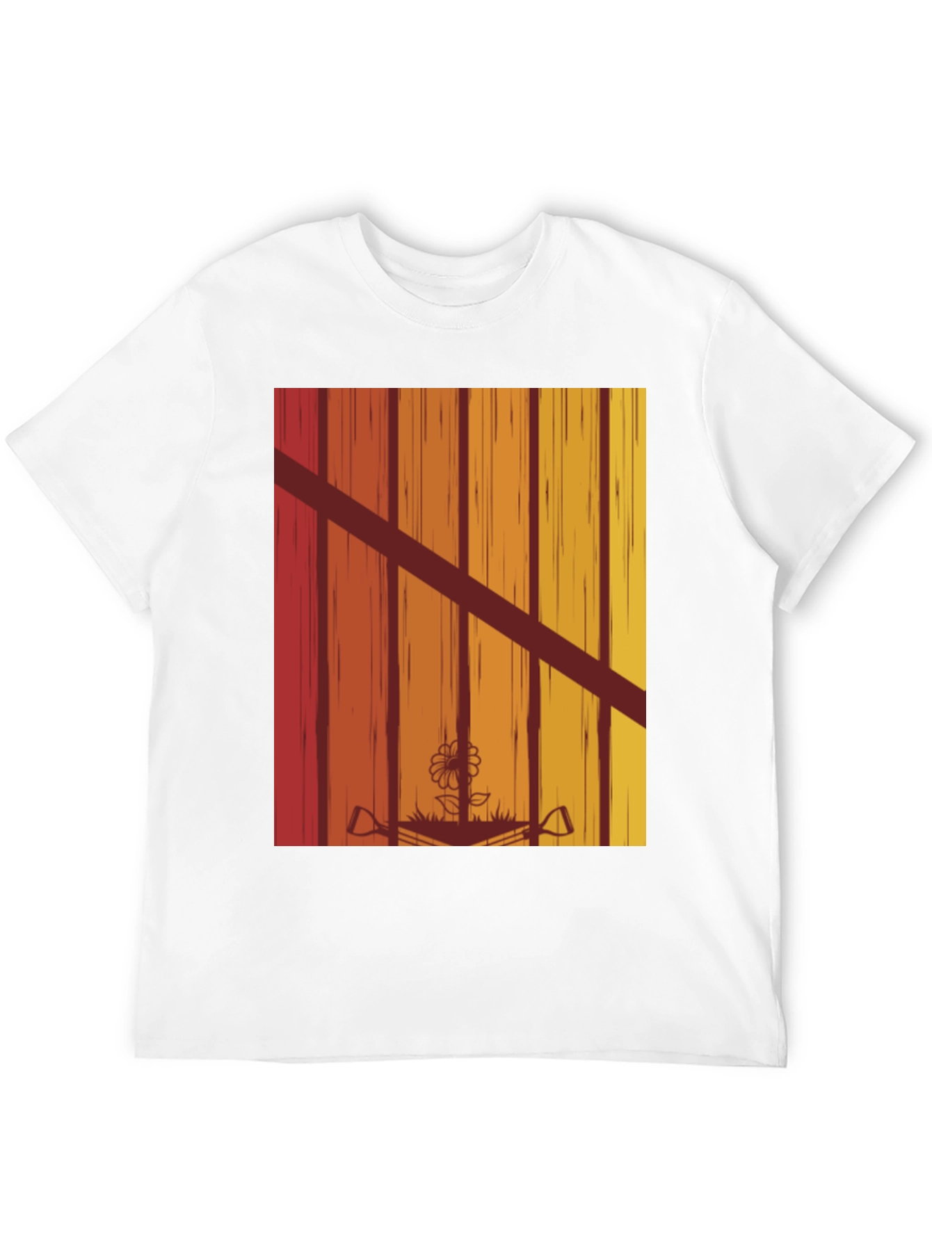 Black Retro Garden T-Shirt - Vintage Gardening Tee view 12