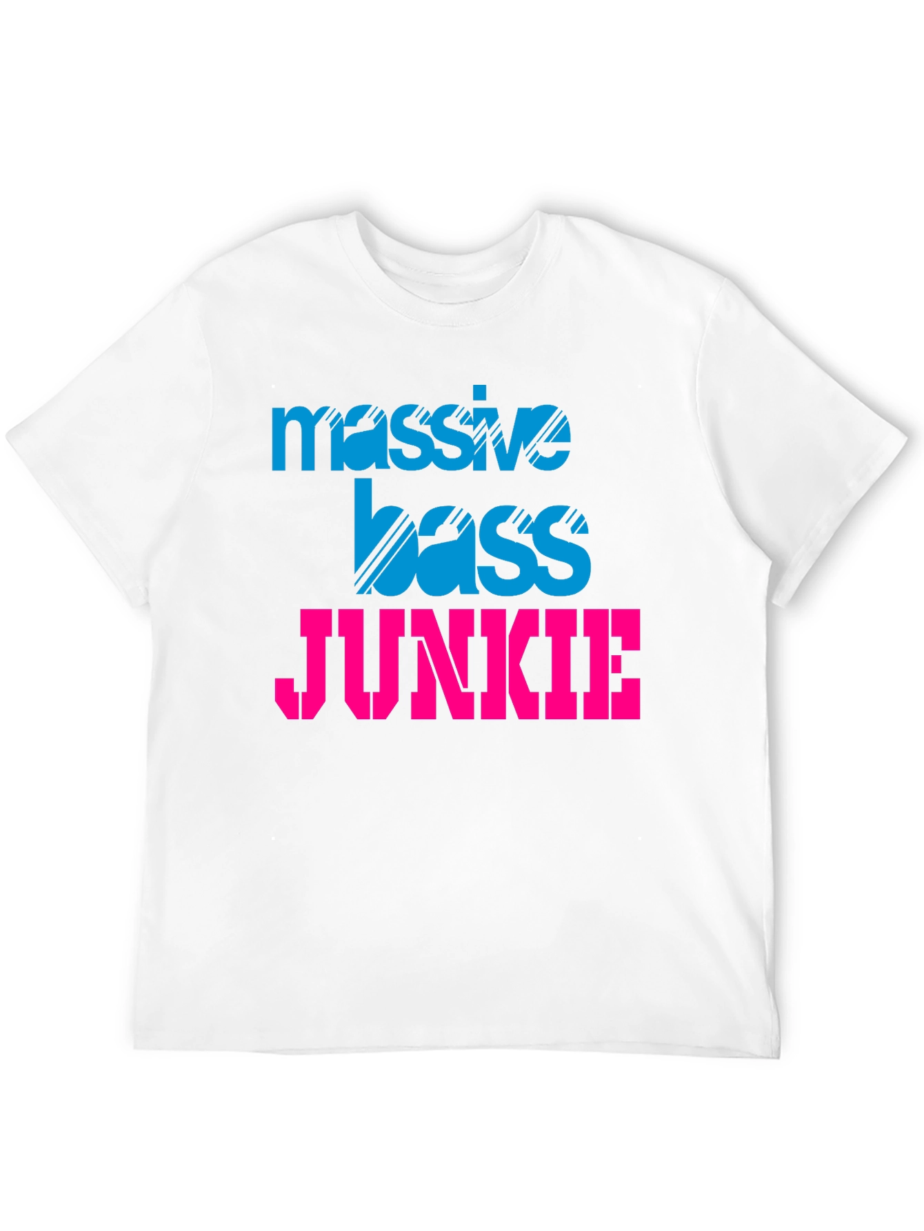 Black Massive Bass Junkie Black Graphic Tee view 12
