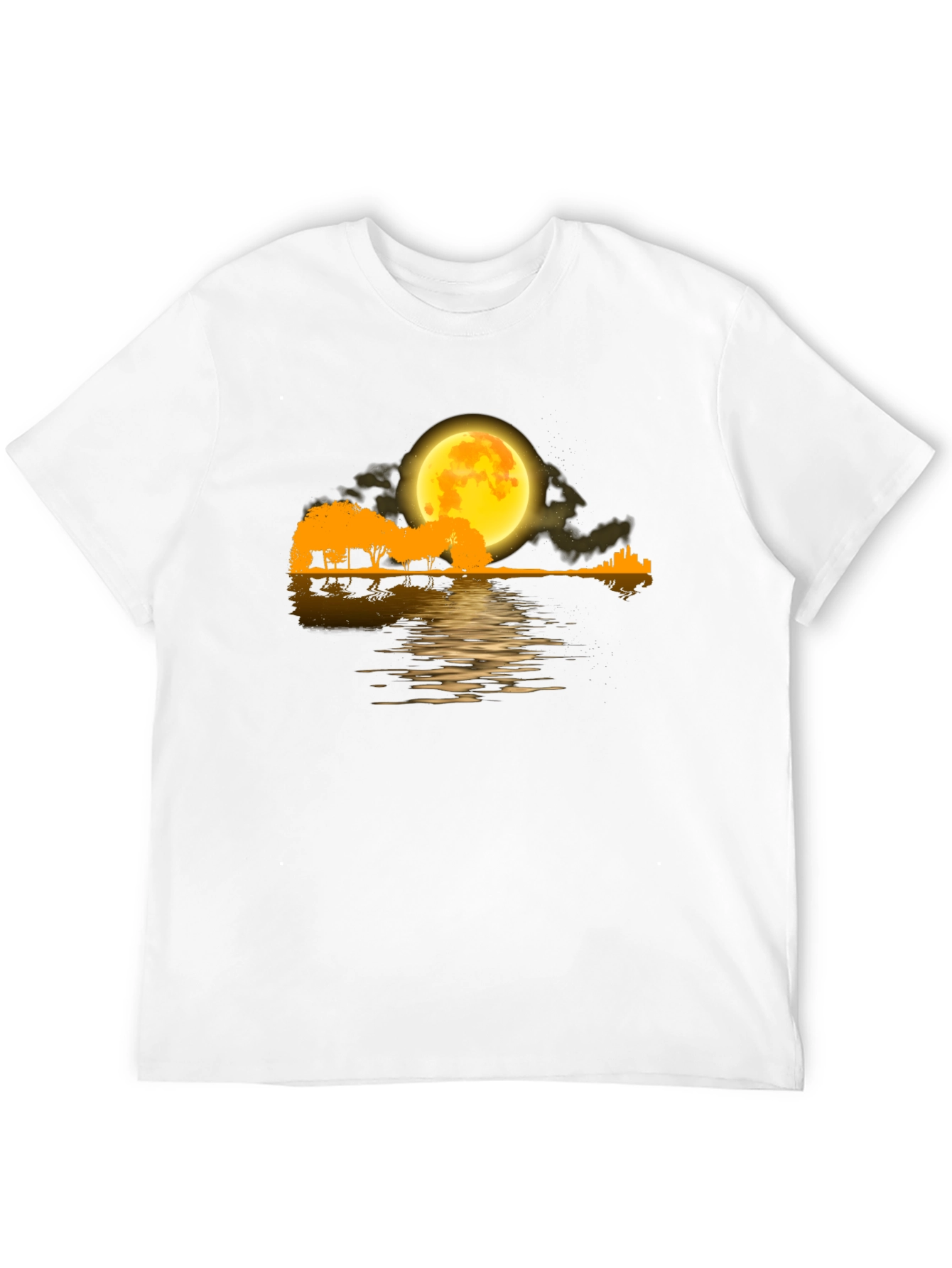 Black Moonlight Guitar T-Shirt view 12