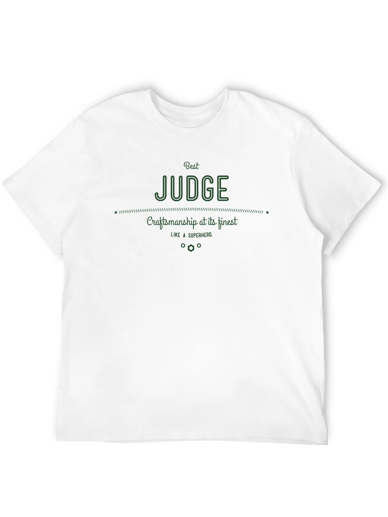 Black Best Judge T-Shirt - Craftsmanship Like A Superhero view 12