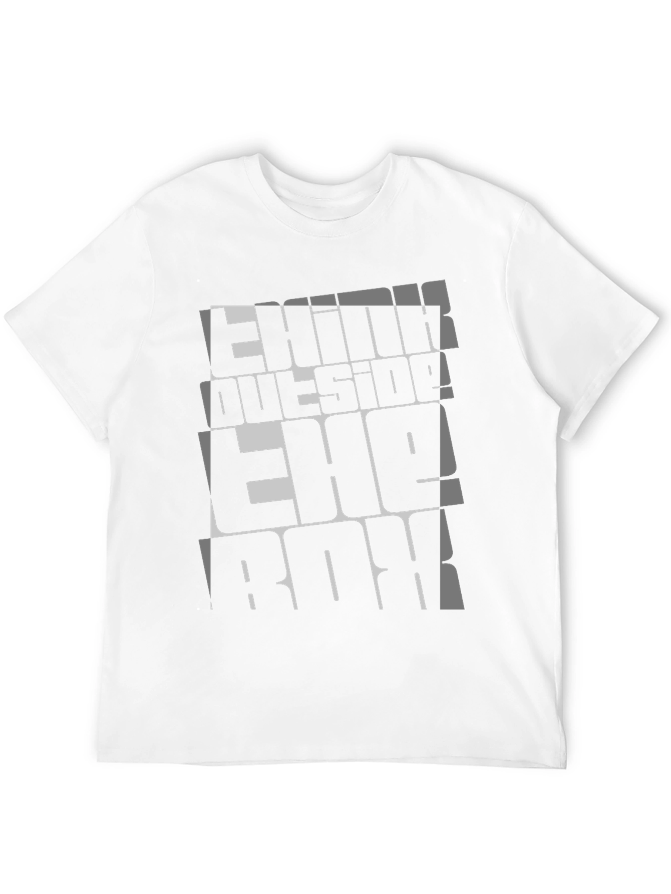 Black Think Outside the Box Graphic Tee view 12