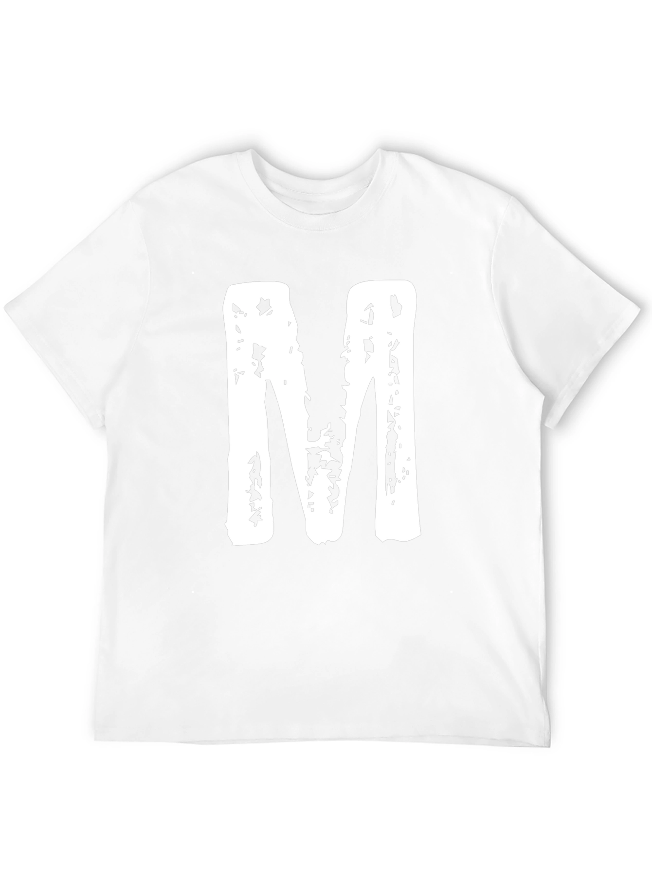 Bold "M" Graphic Tee - Unisex Black T-Shirt - 12