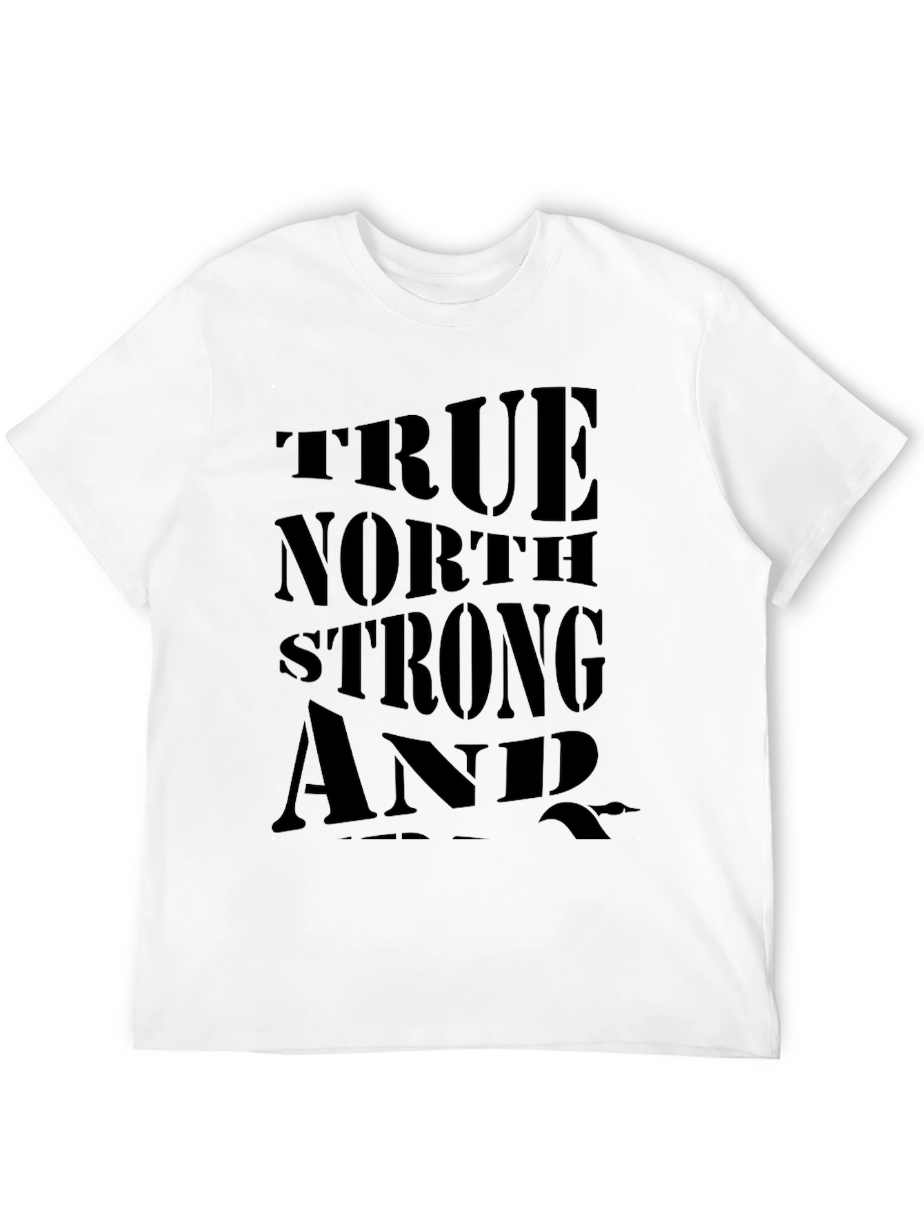 Black True North Strong T-Shirt view 12
