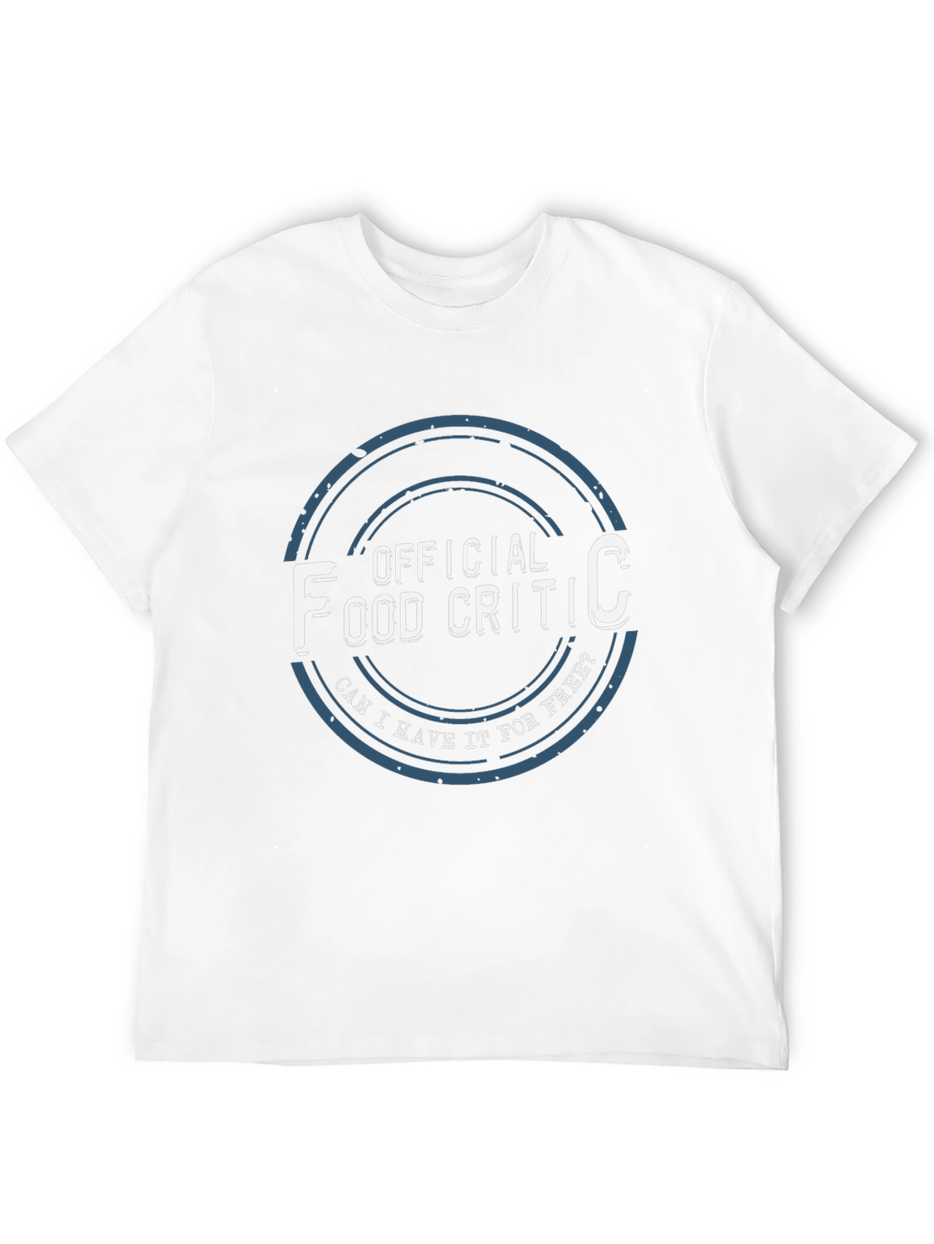 Black Official Food Critic T-Shirt - Free Food? view 12