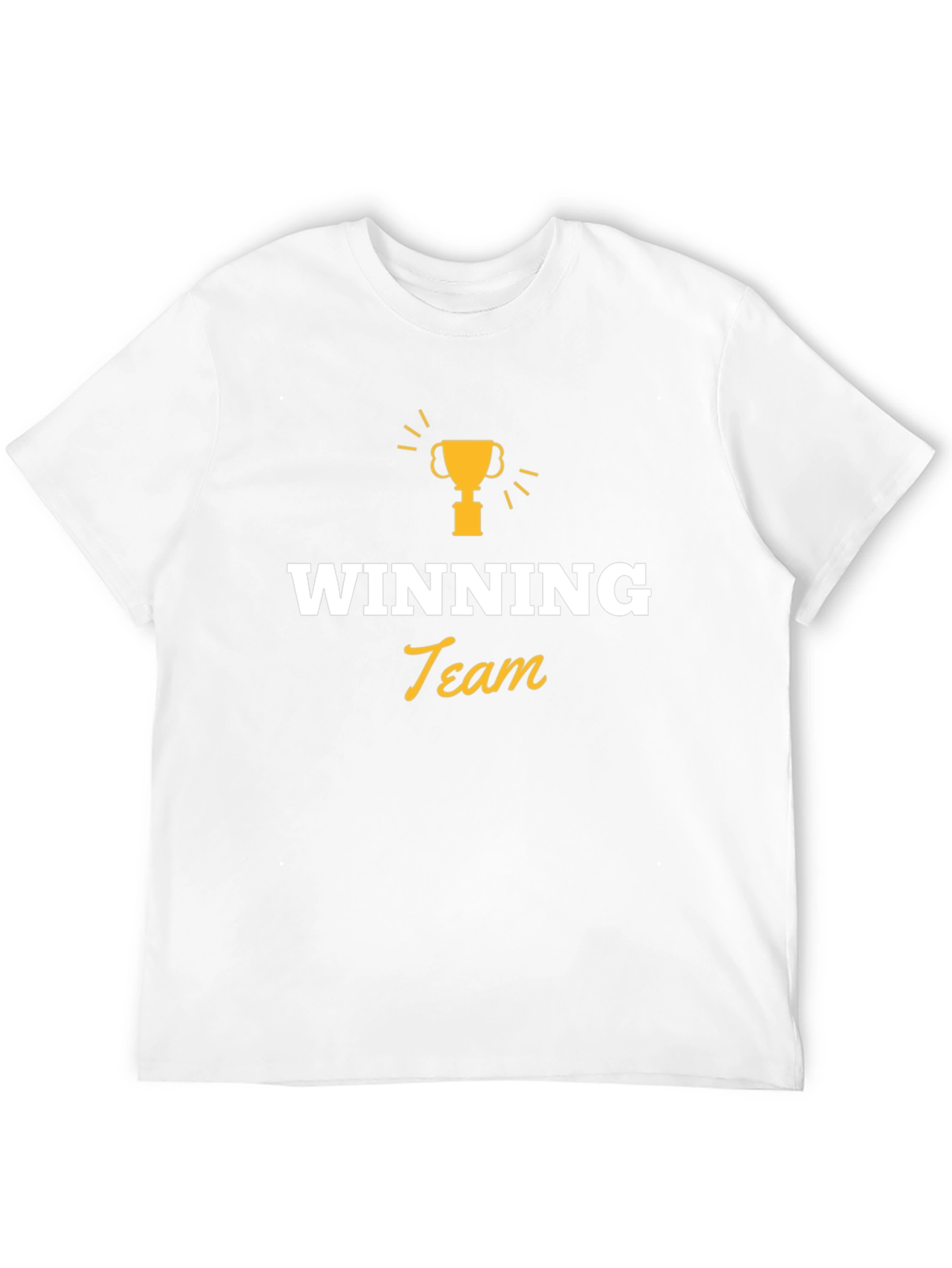 Black Winning Team Graphic T-Shirt - Black Crew Neck view 12