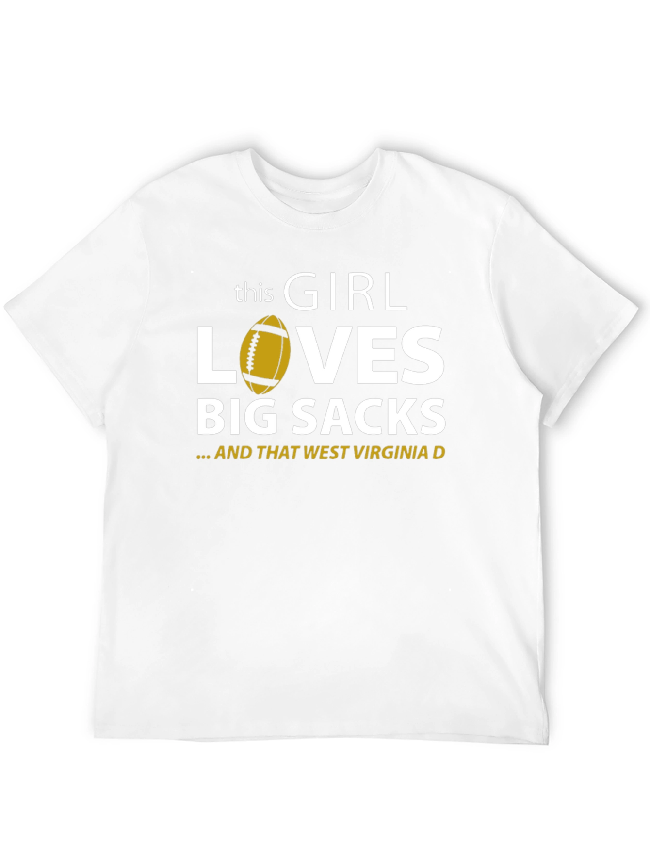 Black This Girl Loves Big Sacks T-Shirt view 12