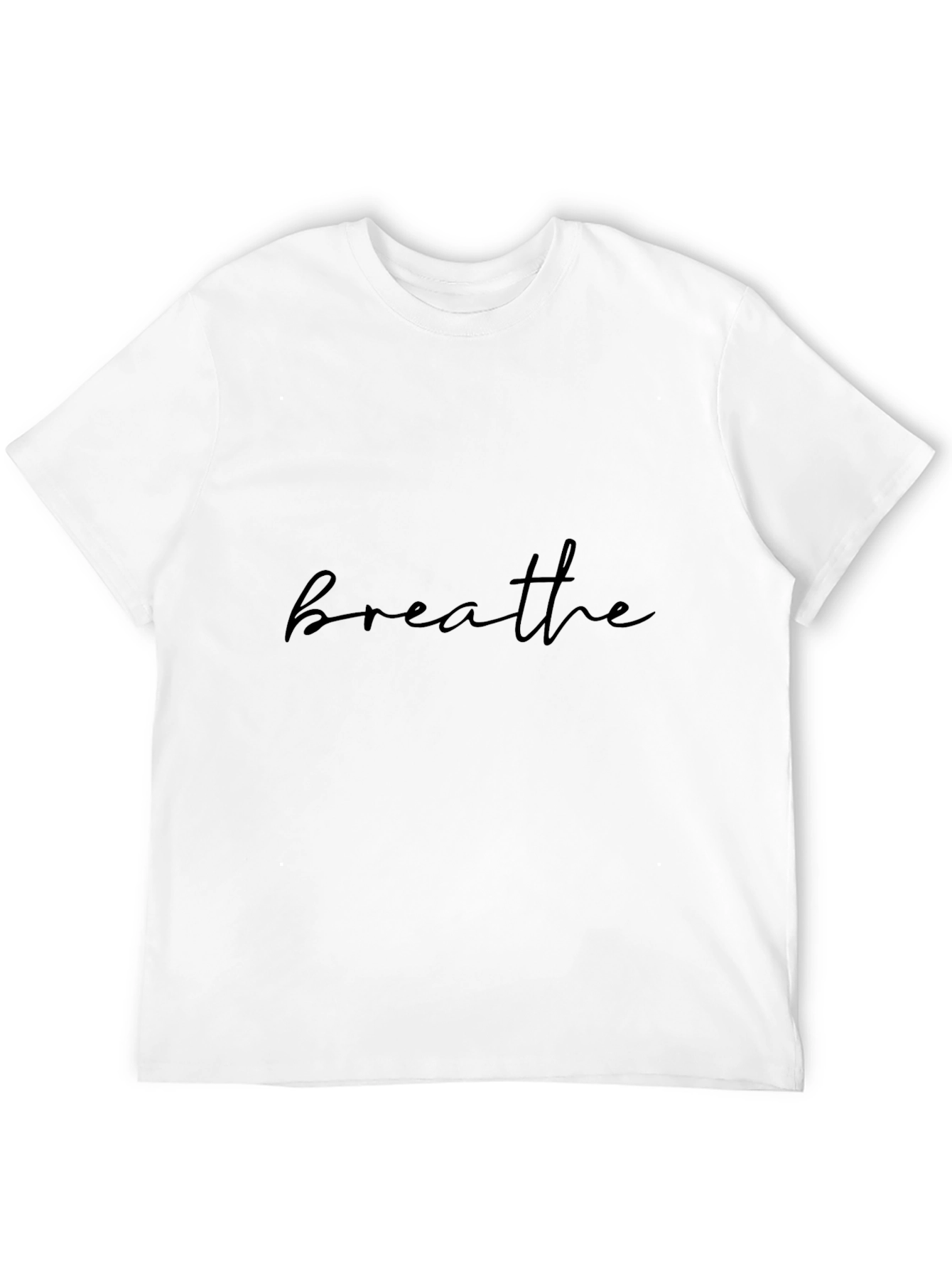 Black Breathe Black T-Shirt - Men's Casual Tee view 12