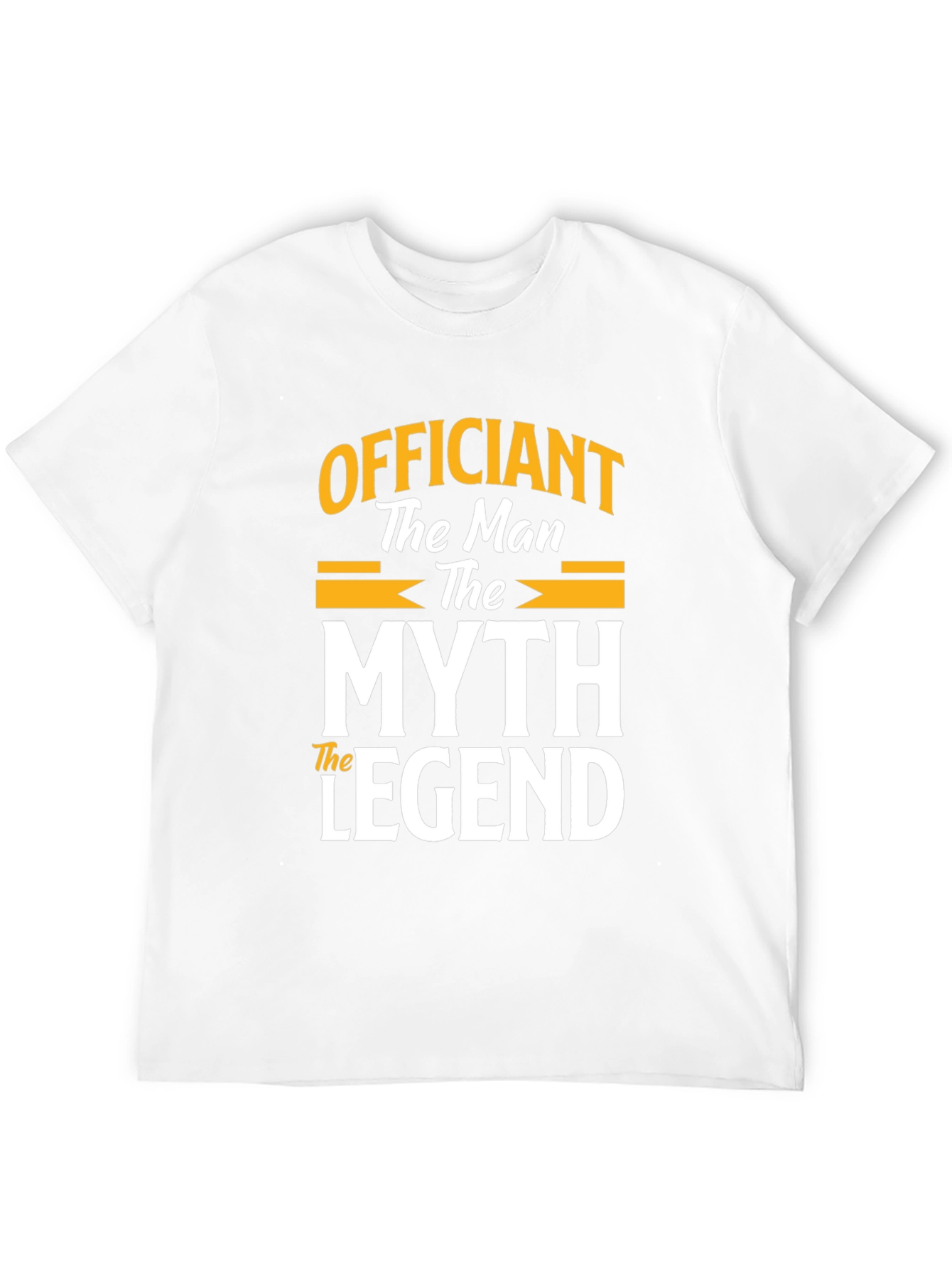 Black Officiant The Man, The Myth, The Legend Graphic Tee view 12