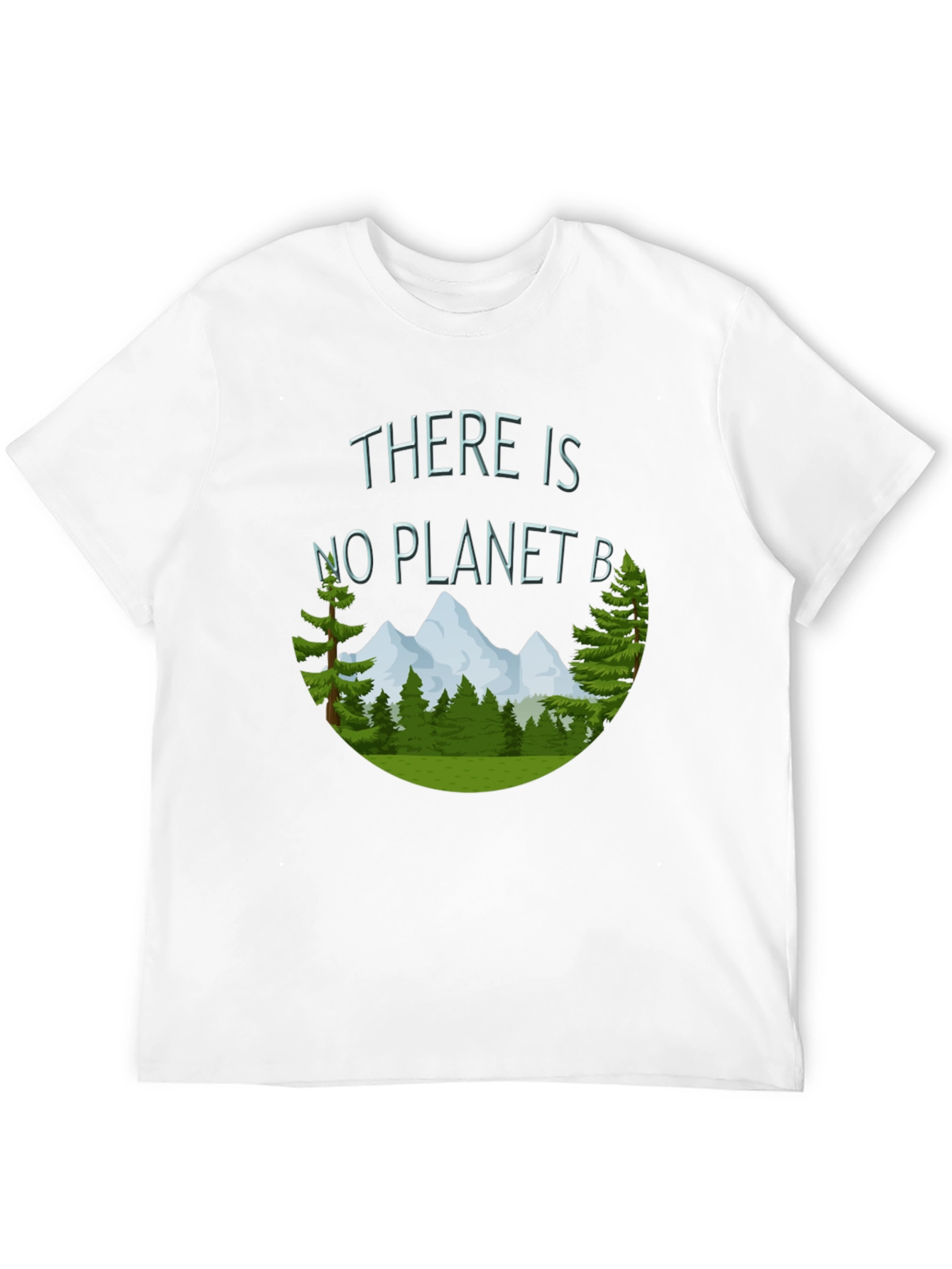 Black There is No Planet B Graphic Tee view 12