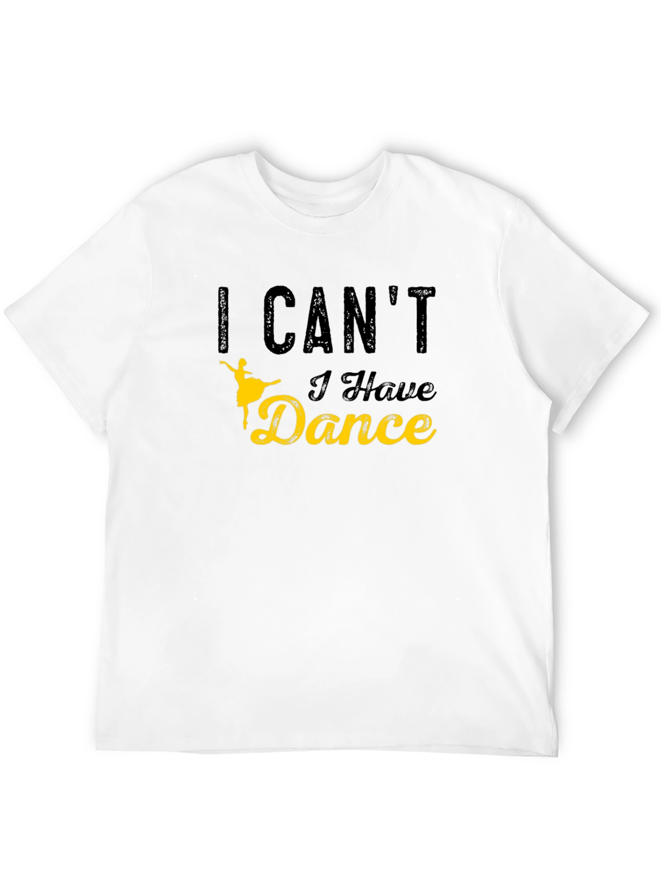 Black I Can't I Have Dance Graphic T-Shirt view 12