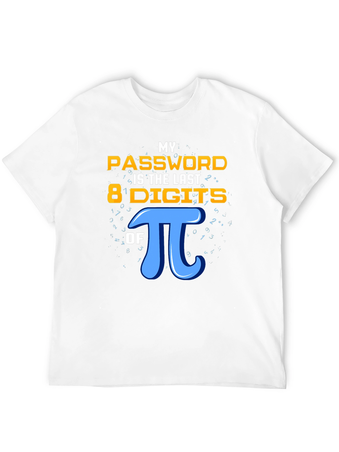 Black My Password is Pi T-Shirt: Geeky Math Humor view 12