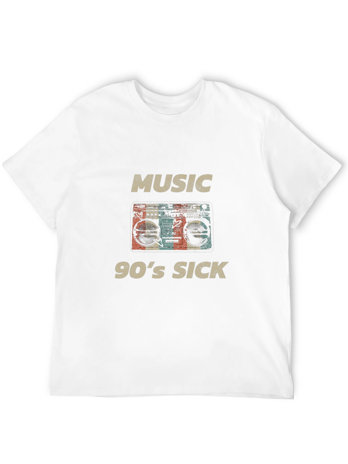 Black Retro Music 90's Sick Graphic T-Shirt view 12