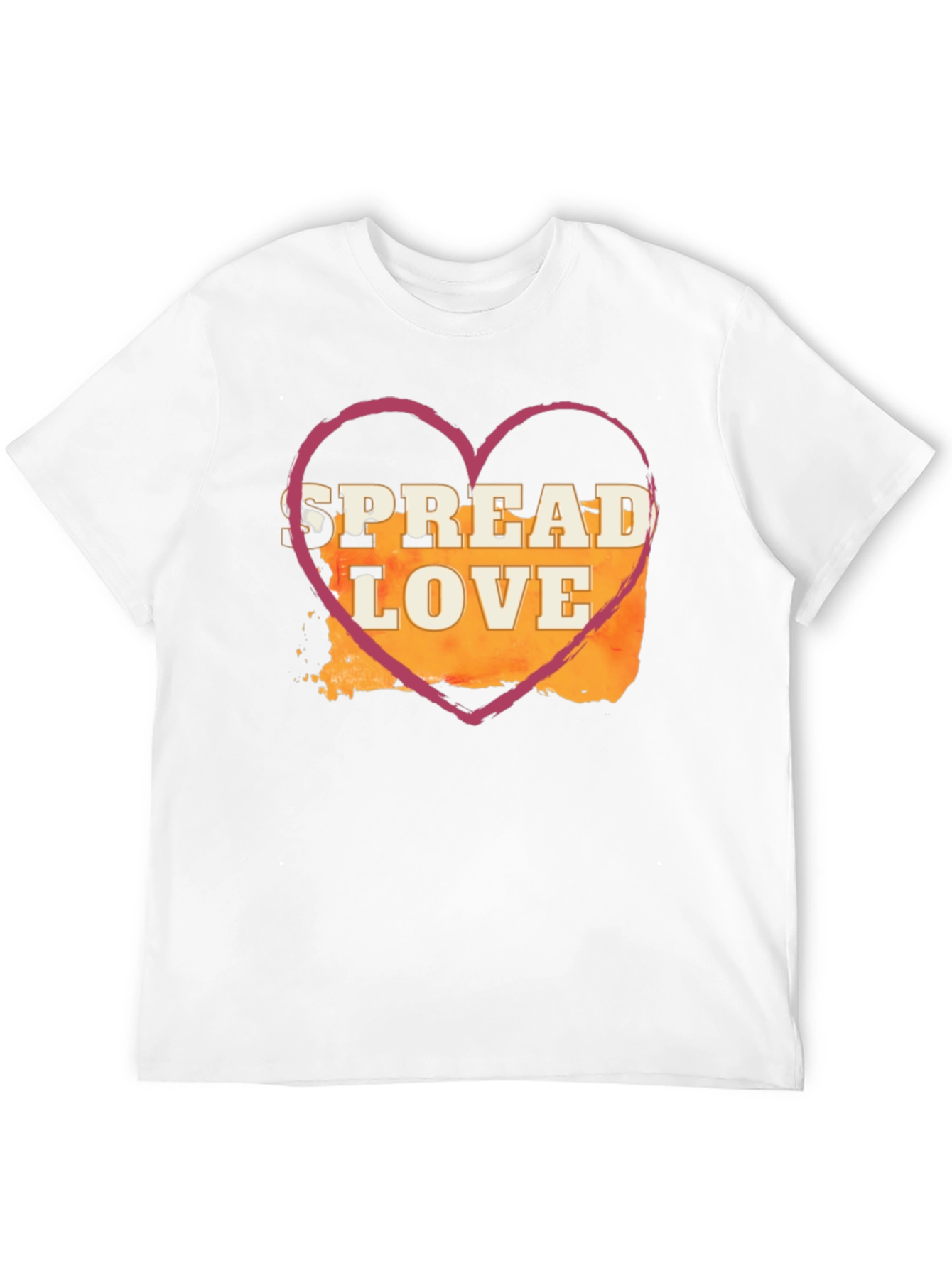 Black Spread Love T-Shirt - Heart Graphic Tee view 12