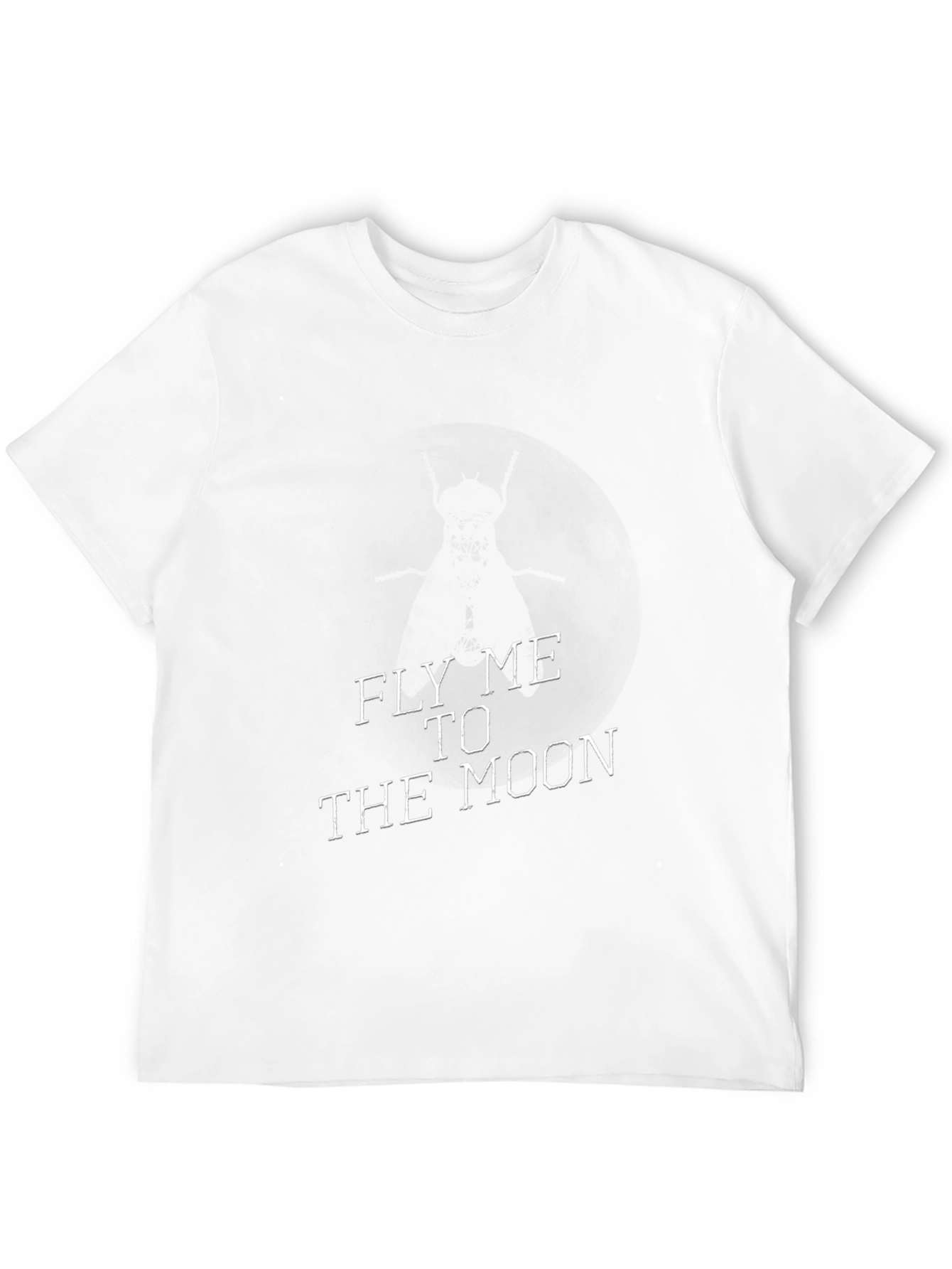 Black Fly Me to the Moon Black Graphic Tee view 12