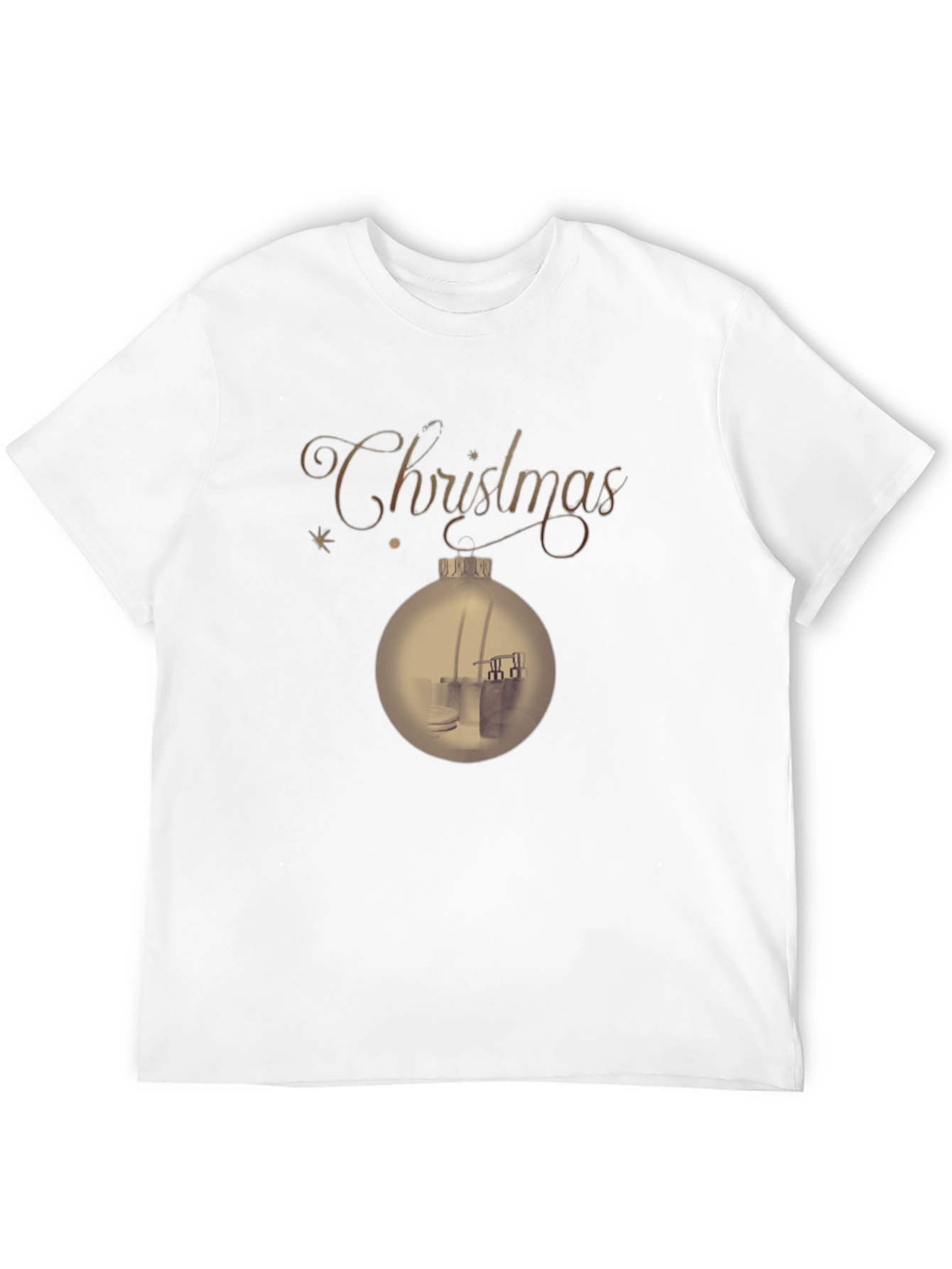 Black Christmas Ornament T-Shirt - Holiday Festive Tee view 12