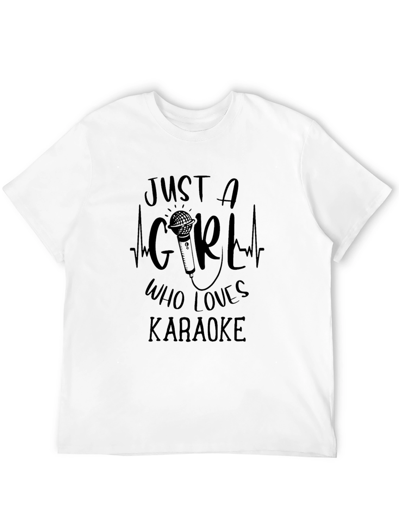Black Karaoke Lover Black T-Shirt view 12