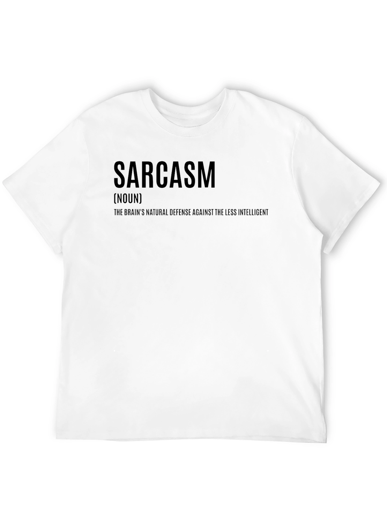 Black Sarcasm Definition Black T-Shirt - Mens Funny Graphic Tee view 12