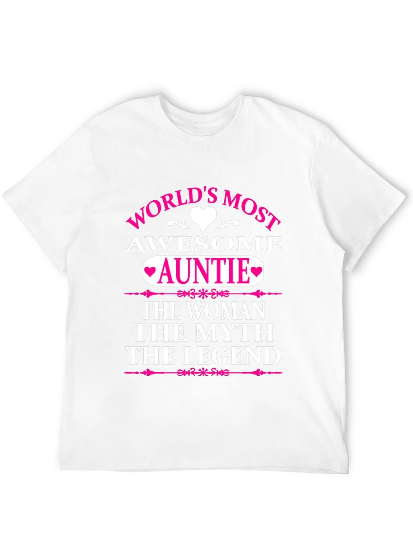 Black World's Most Awesome Auntie T-Shirt view 12