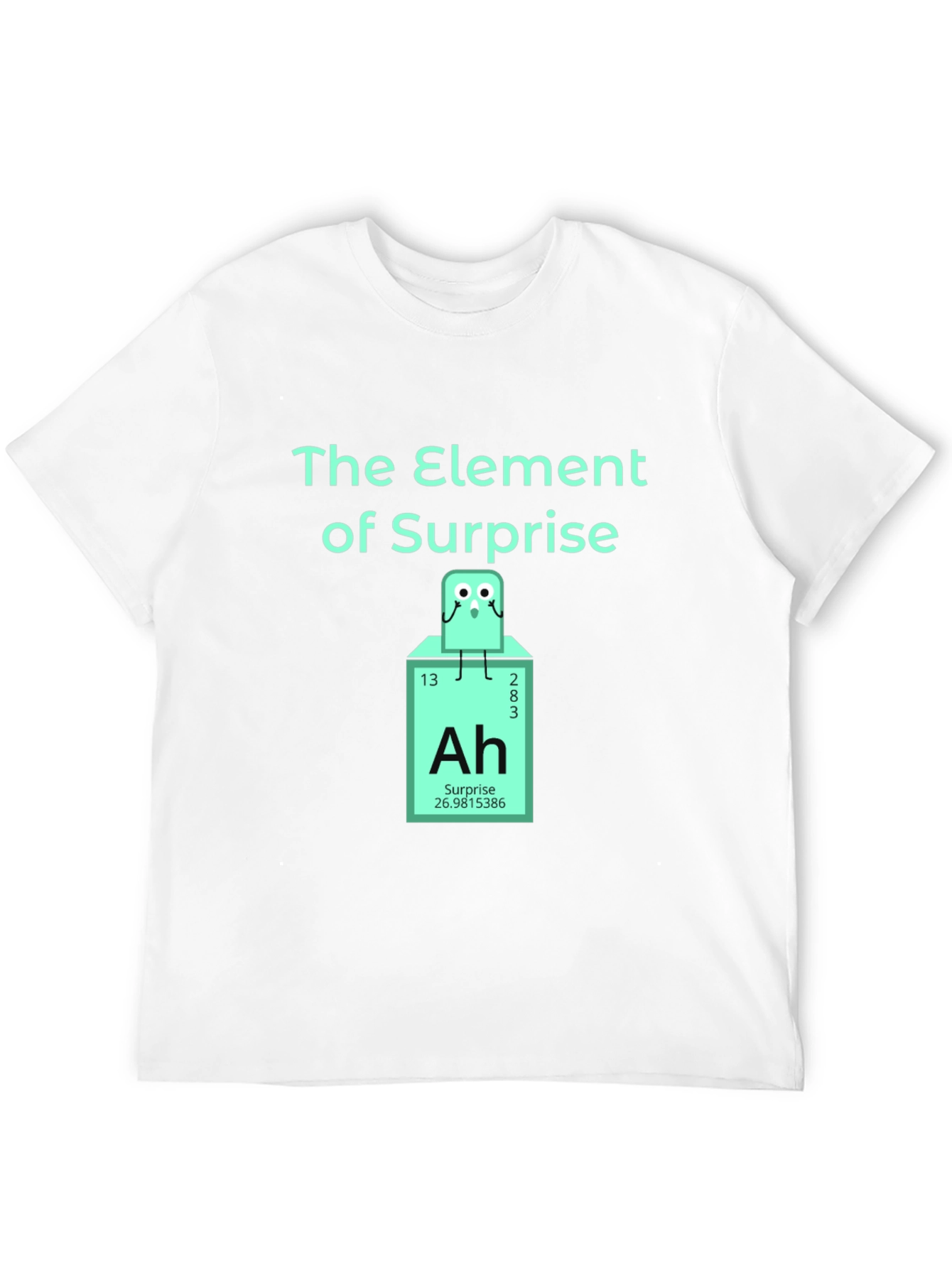 Black Element of Surprise T-Shirt - Chemistry Humor Tee view 12