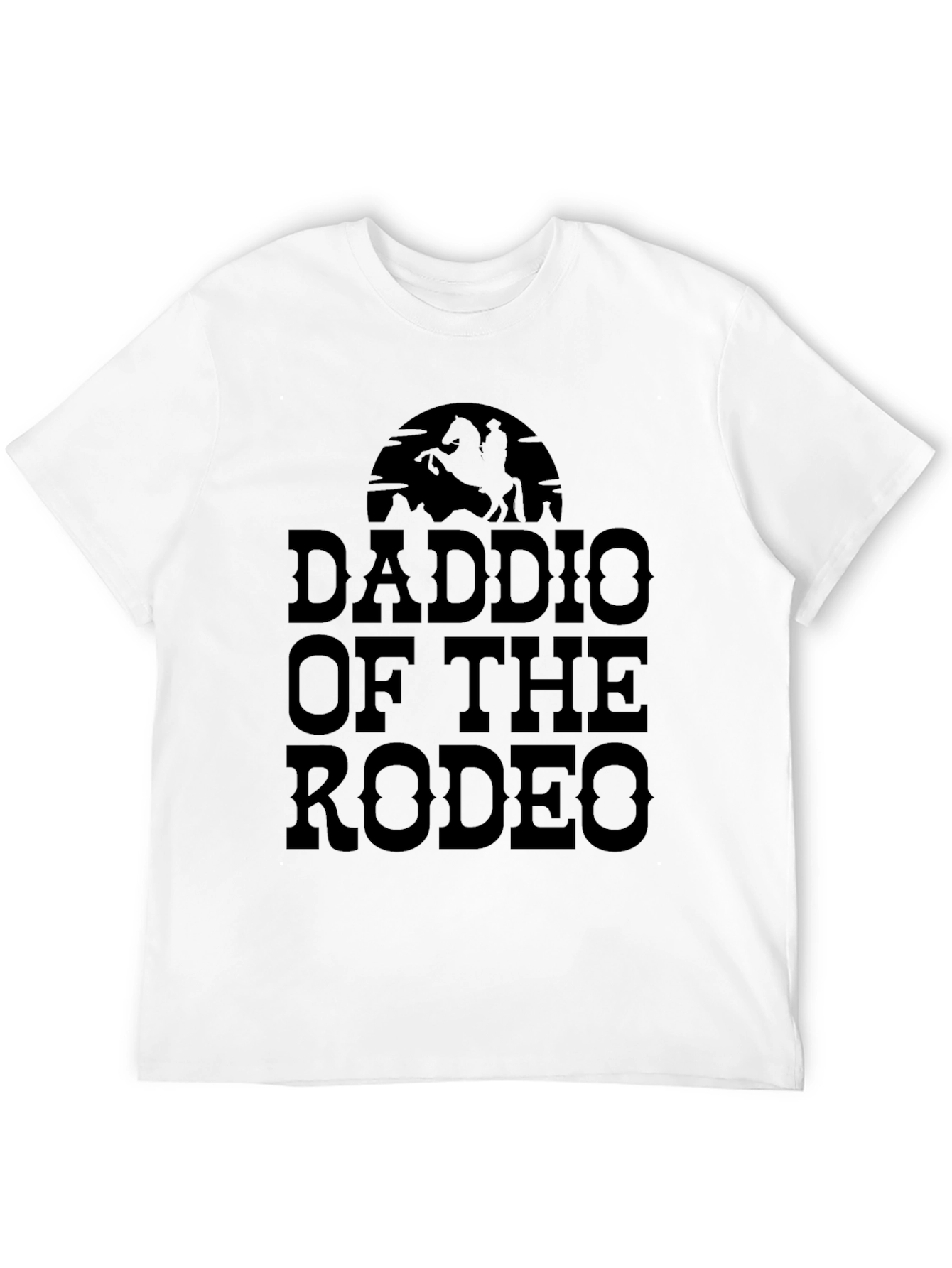 Black Daddio of the Rodeo Graphic Tee - Black Cotton view 12