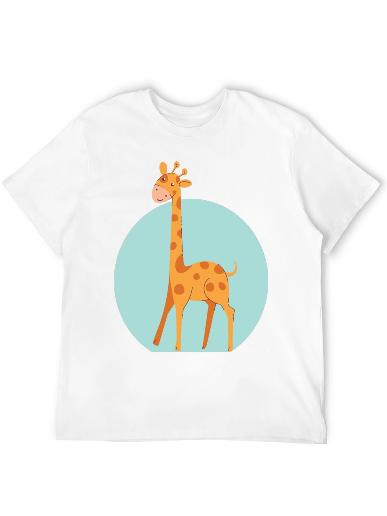 Black Giraffe Graphic Tee - Unisex Black T-Shirt view 12