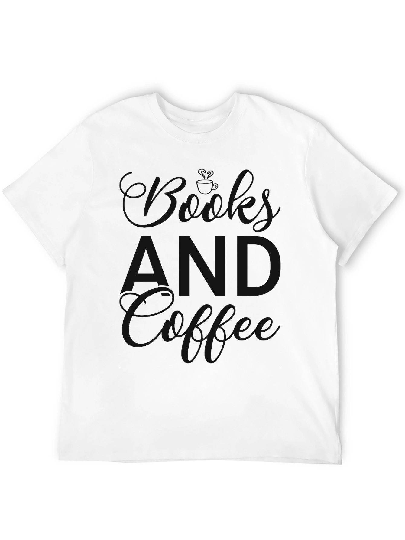 Black Men's Basic Black T-Shirt view 12