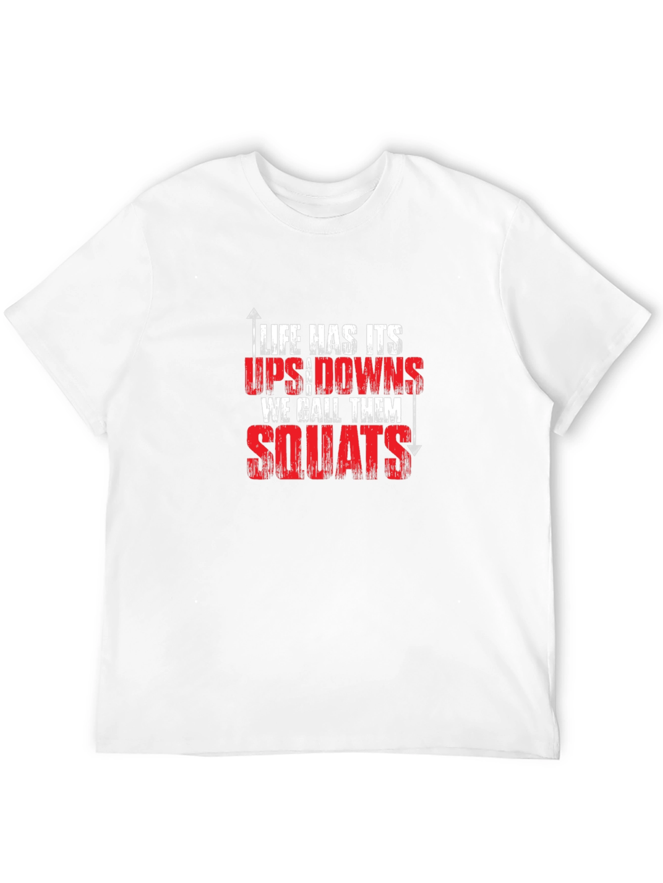 Black Life Has Its Ups and Downs Squats T-Shirt view 12
