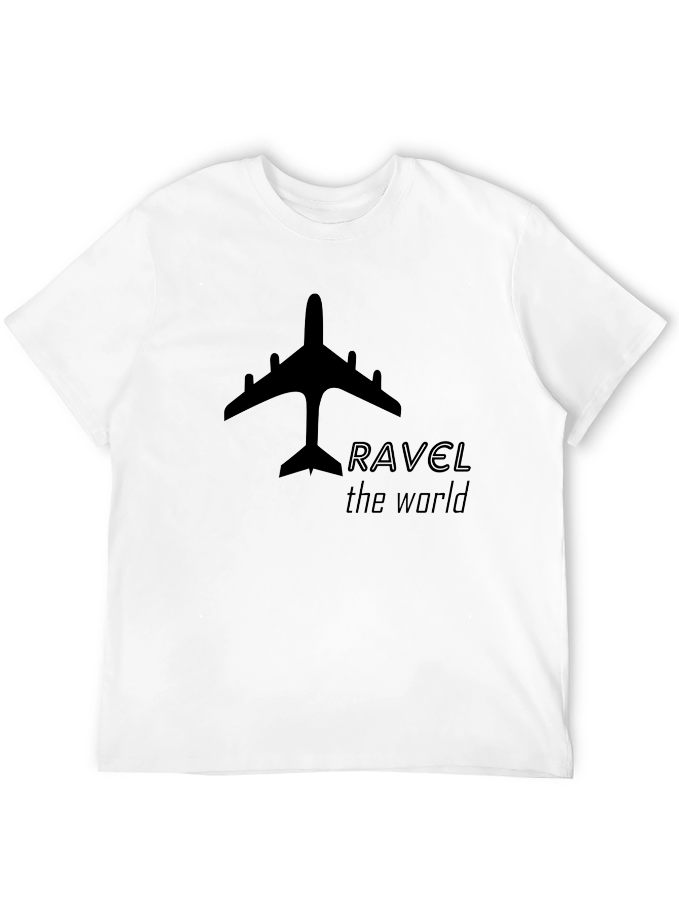 Black Travel the World Graphic Tee view 12