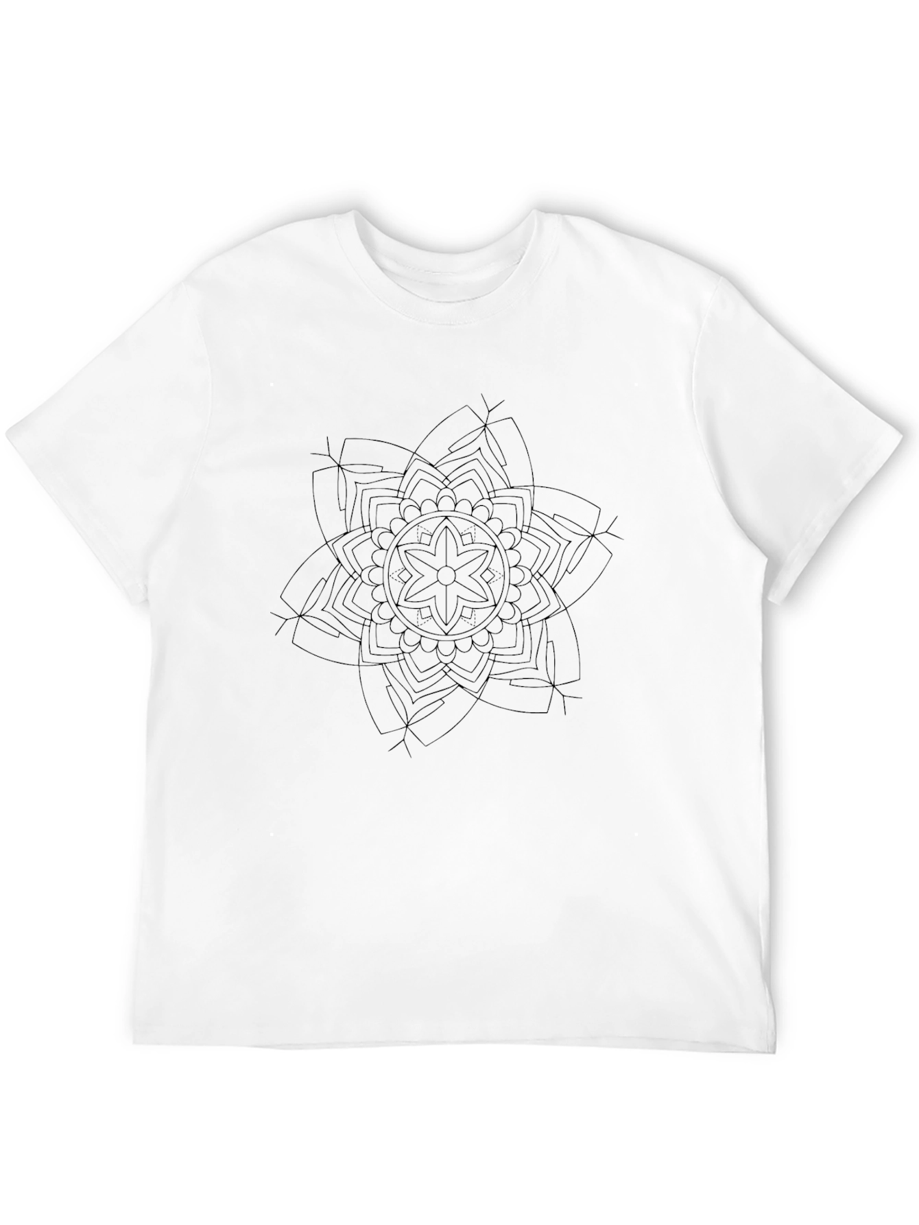 Black Black Mandala Graphic Tee - Stylish Comfort view 12