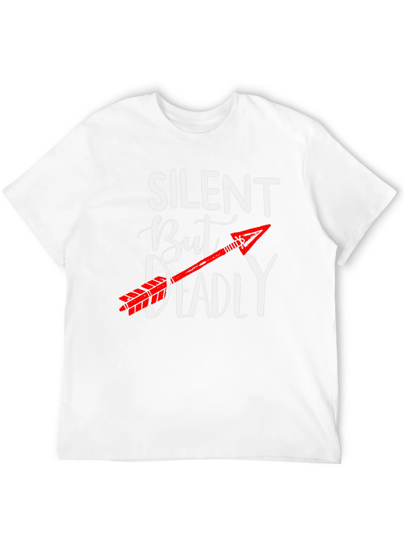 Black Silent But Deadly Arrow Graphic Tee view 12