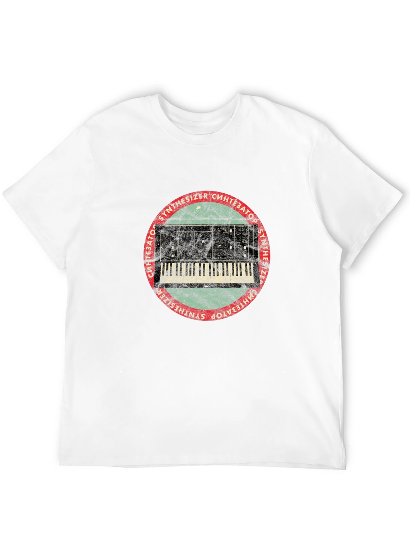 Black Synthesizer Graphic T-Shirt - Retro Music Tee view 12