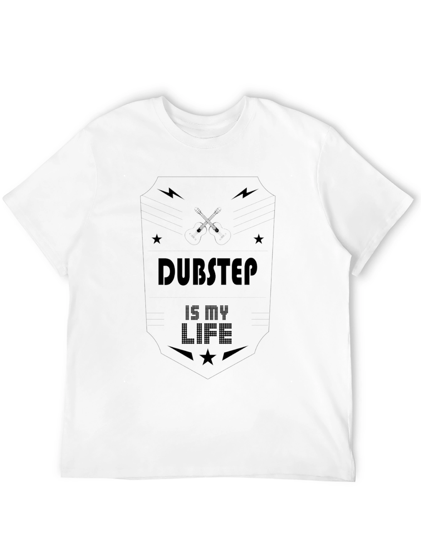 Black Dubstep is my life - Black Tee view 12