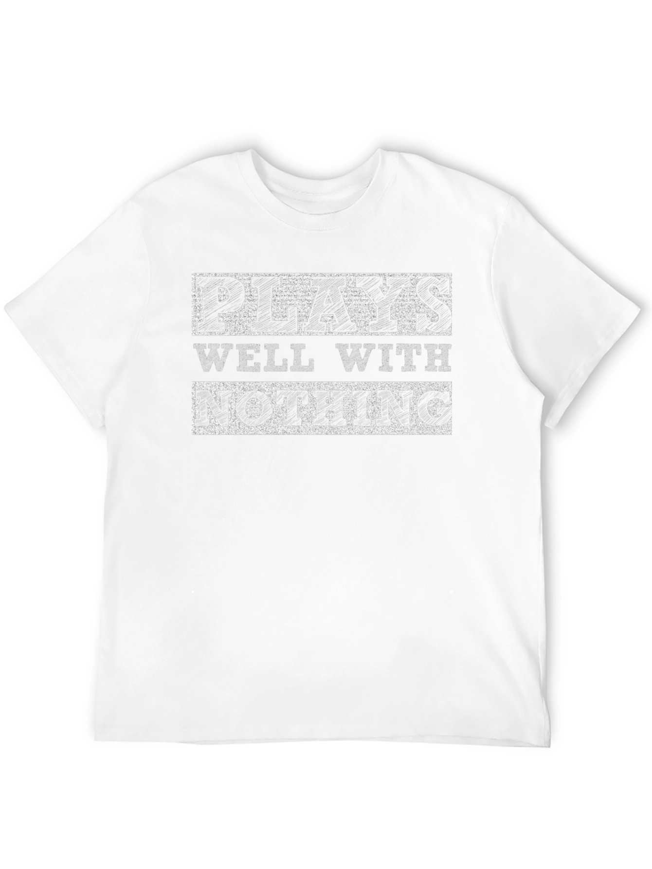 Black Plays Well With Nothing Graphic Tee view 12