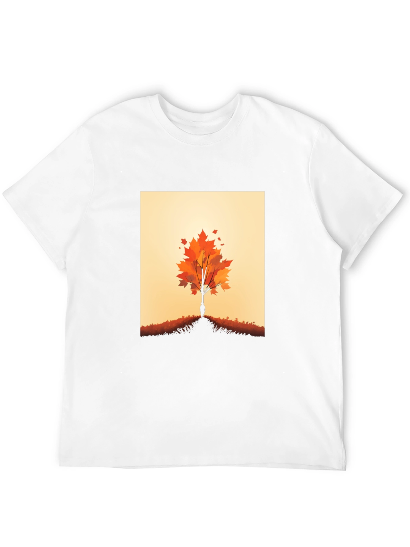 Black Autumn Tree Graphic Tee - Nature Inspired Design view 12