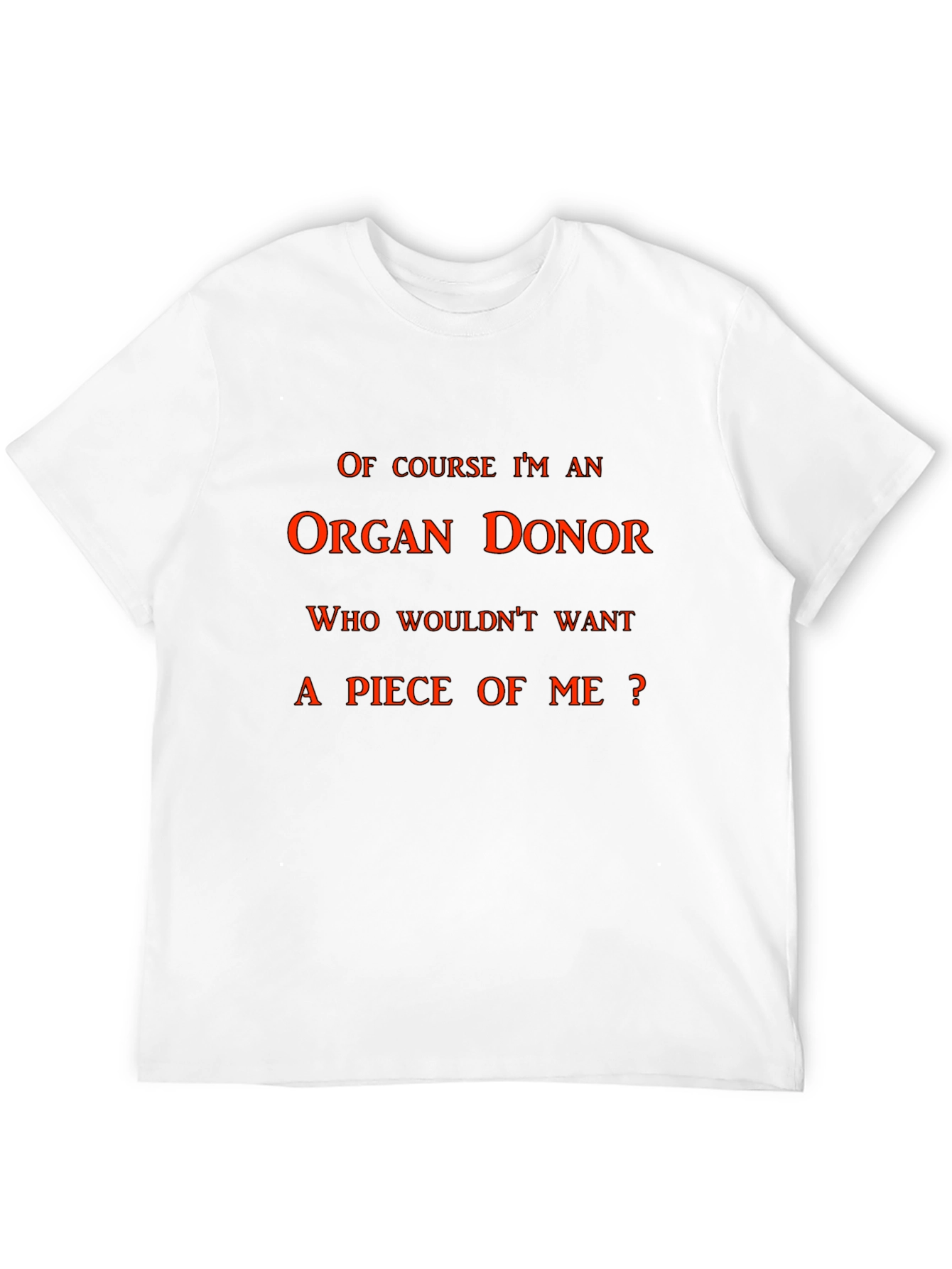 Black Organ Donor Humor T-Shirt view 12