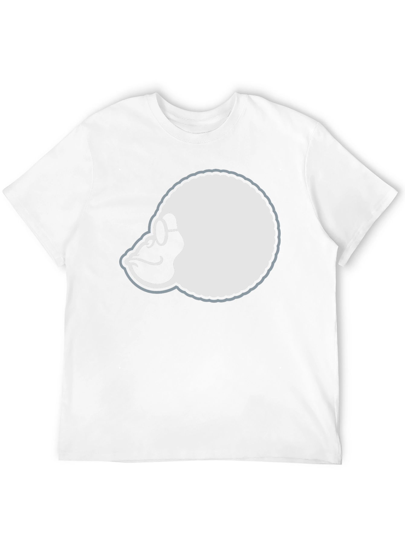 Black Retro Gorilla Tee - Black Cotton T-Shirt view 12