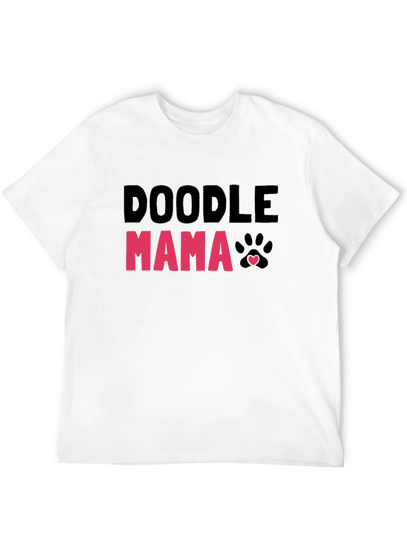 Black Doodle Mama T-Shirt - Cute Dog Lover Tee view 12
