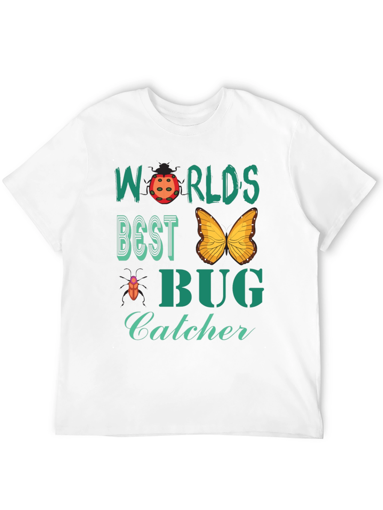 Black World's Best Bug Catcher Graphic Tee view 12