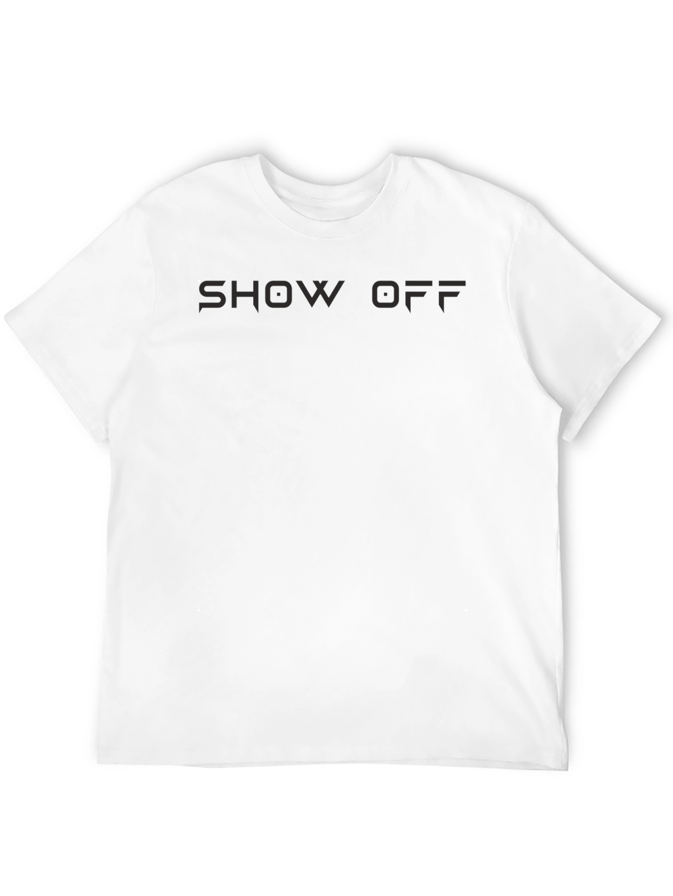Black Show Off Black Graphic Tee - Modern Style view 12