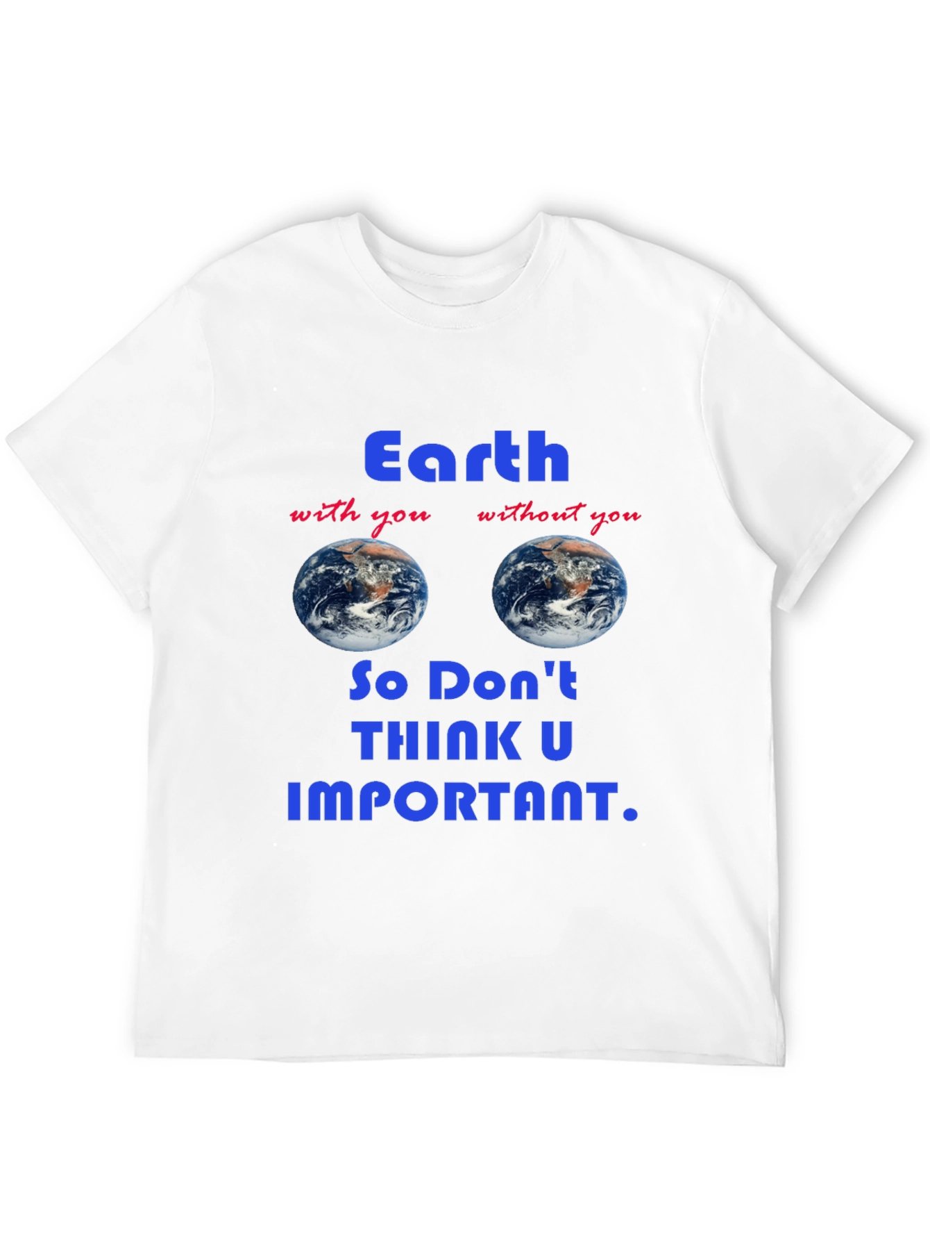 Black Earth T-Shirt - Humorous Graphic Tee view 12