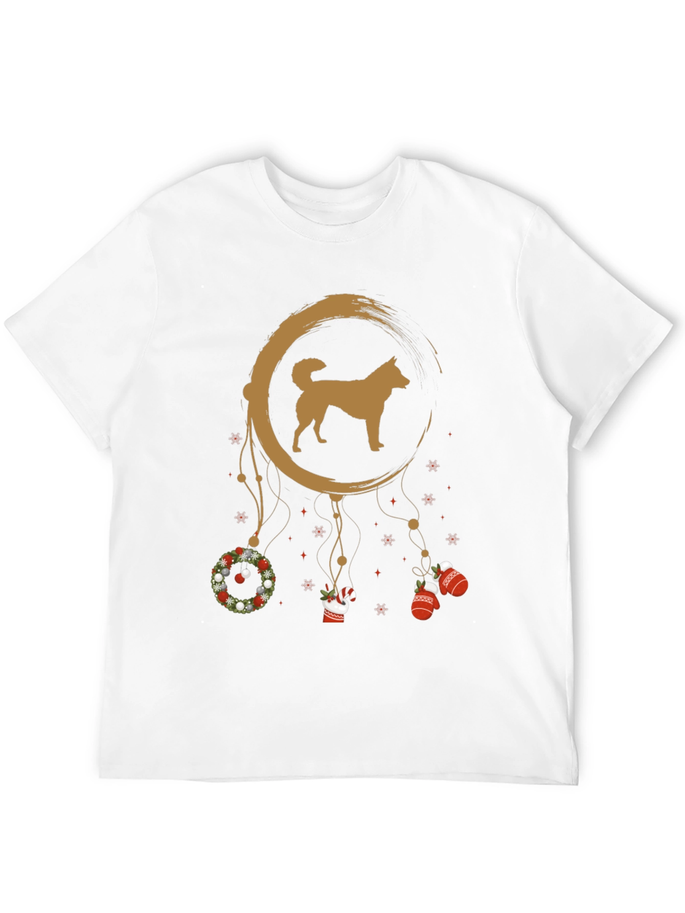Black Dog Dream Catcher T-Shirt view 12